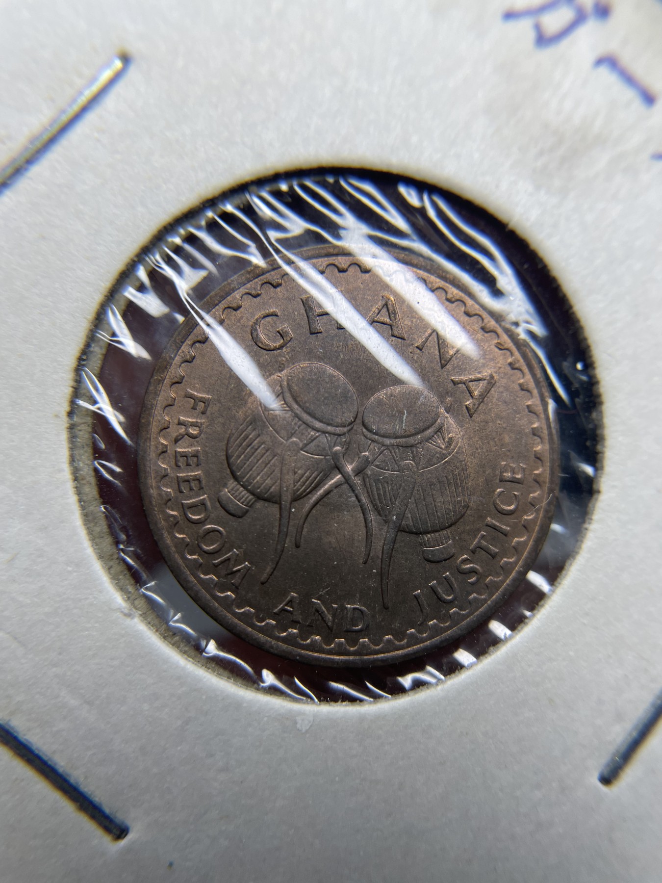 2024年集古藏今外币拍卖第三期-第4场—（总第24拍） 1967年加纳半比塞瓦