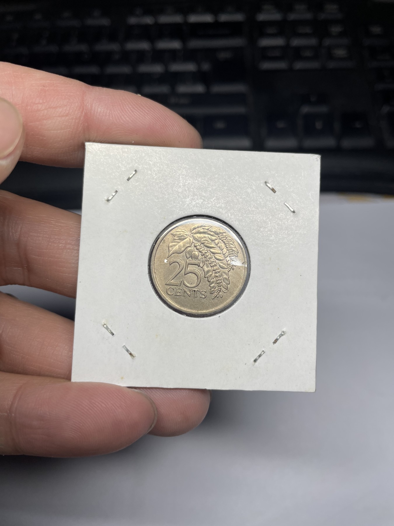 2024年集古藏今外币拍卖第三期-第3场—原光币、带光币专场（总第23拍） 1976年特立尼达和多巴哥25分