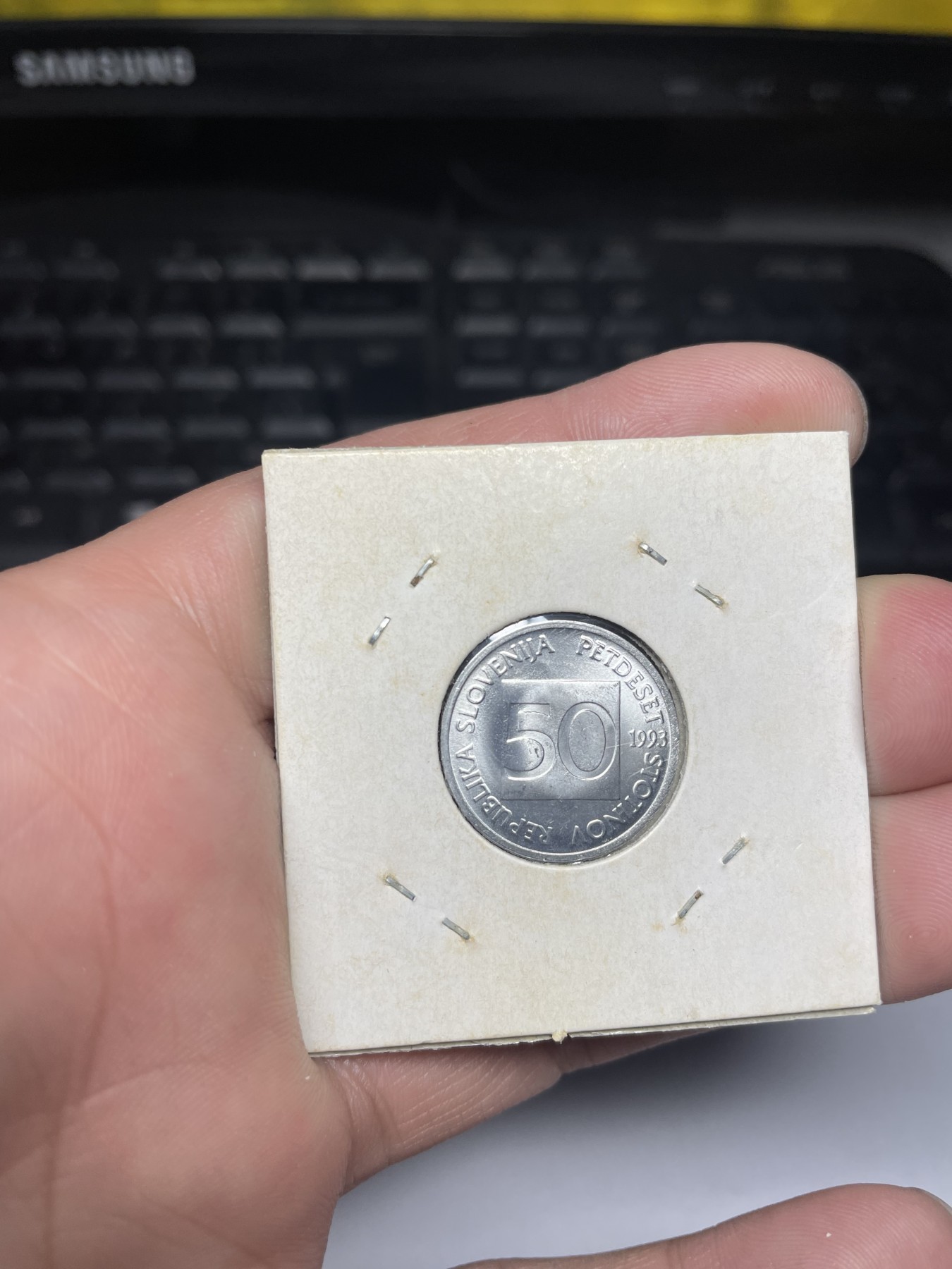 2024年集古藏今外币拍卖第三期-第3场—原光币、带光币专场（总第23拍） 1993年斯洛文尼亚50斯托蒂