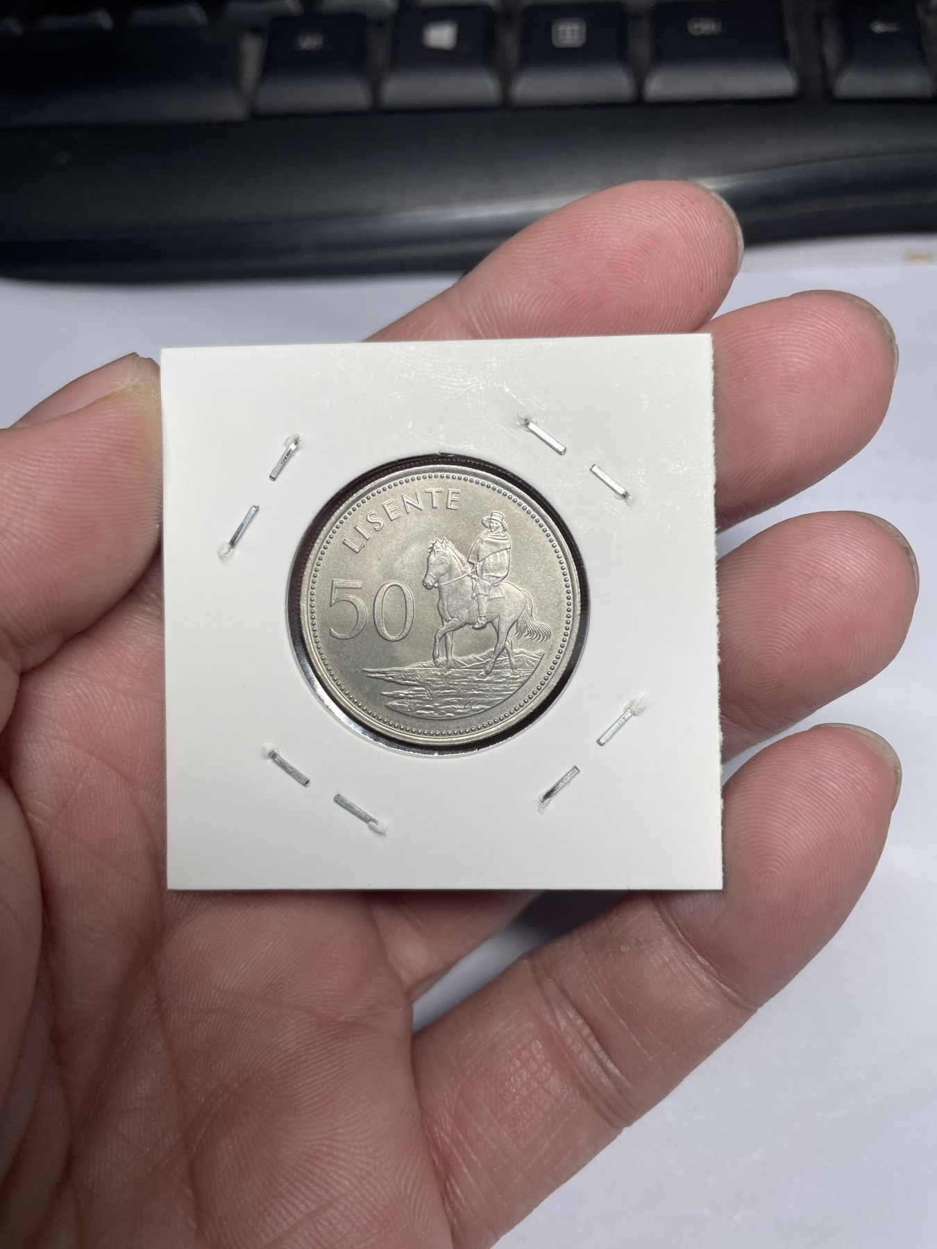 2024年集古藏今外币拍卖第三期-第3场—原光币、带光币专场（总第23拍） 1983年莱索托50黎森特