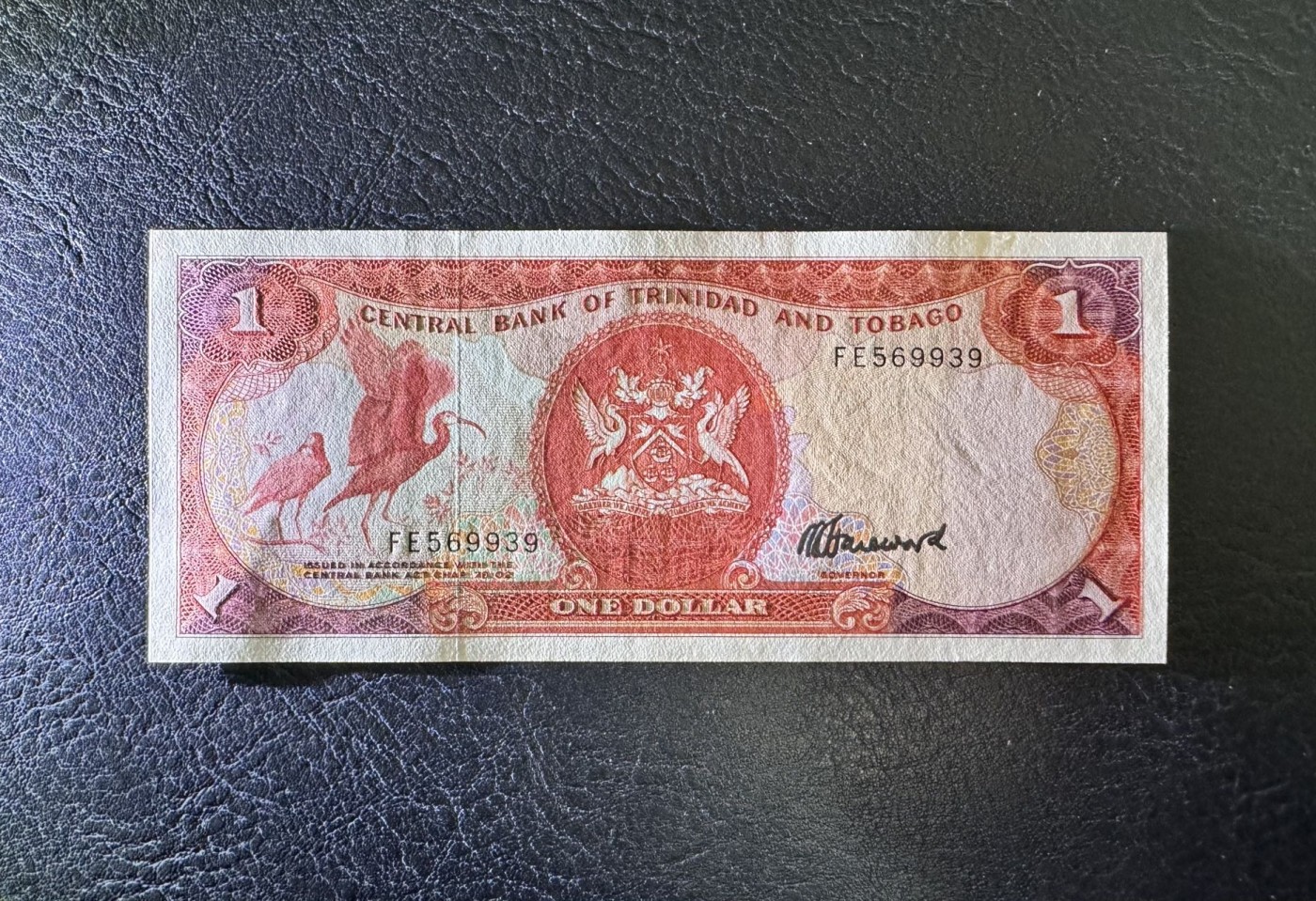 收藏联盟Quantum Auction 第334期拍卖  特立尼达和多巴哥1979年1元 品相UNC 少见第三签