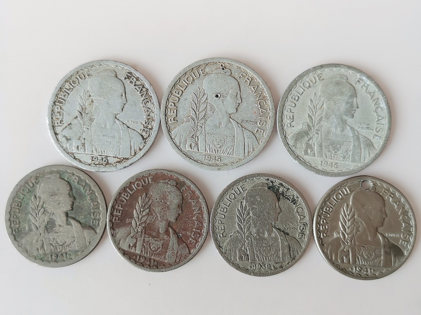 第一海外回流一元起拍收藏 散币专场 第74期 法属印度支 那