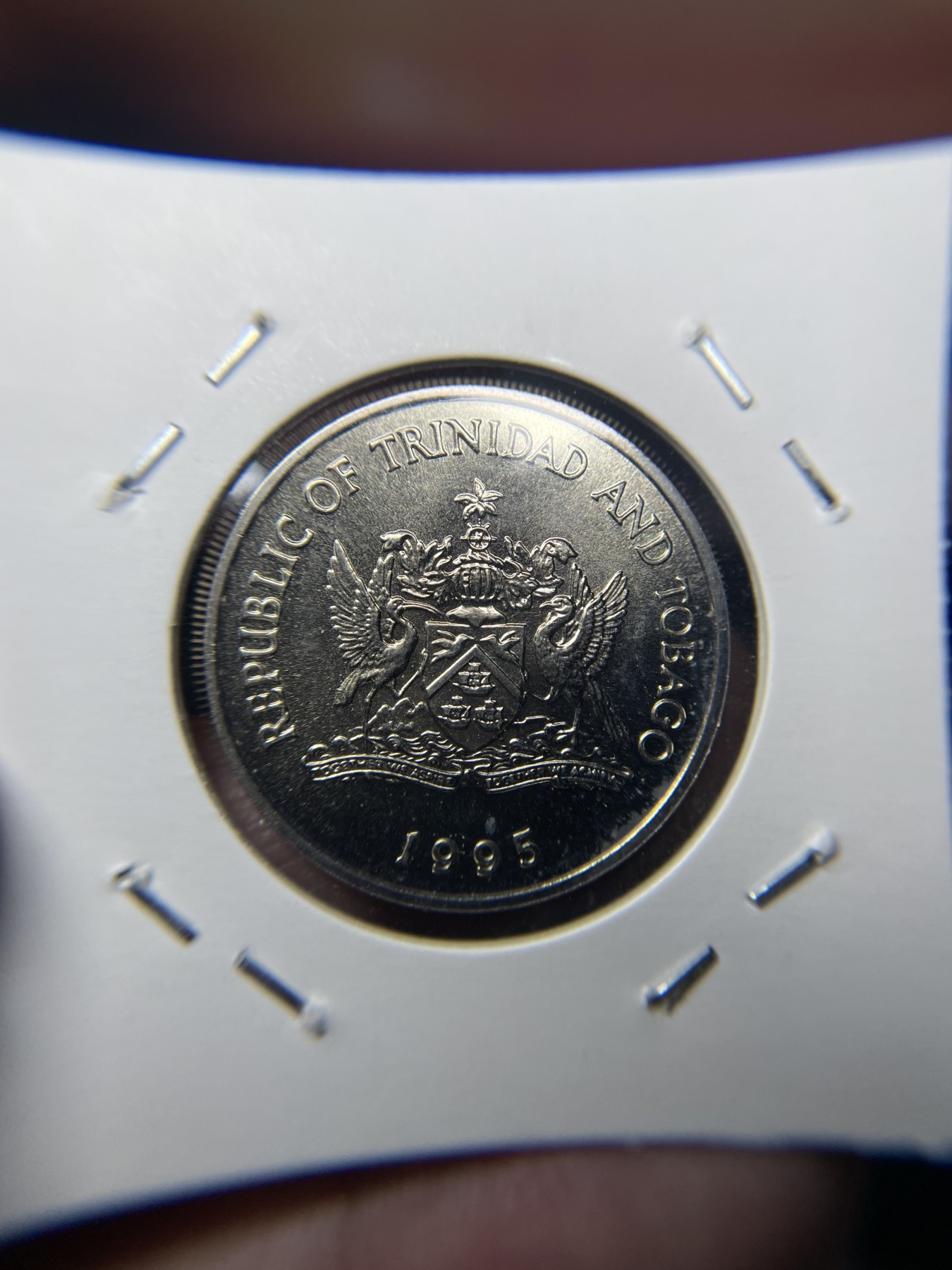 2024年集古藏今外币拍卖第三期-第3场—原光币、带光币专场（总第23拍） 1995年特立尼达和多巴哥1元