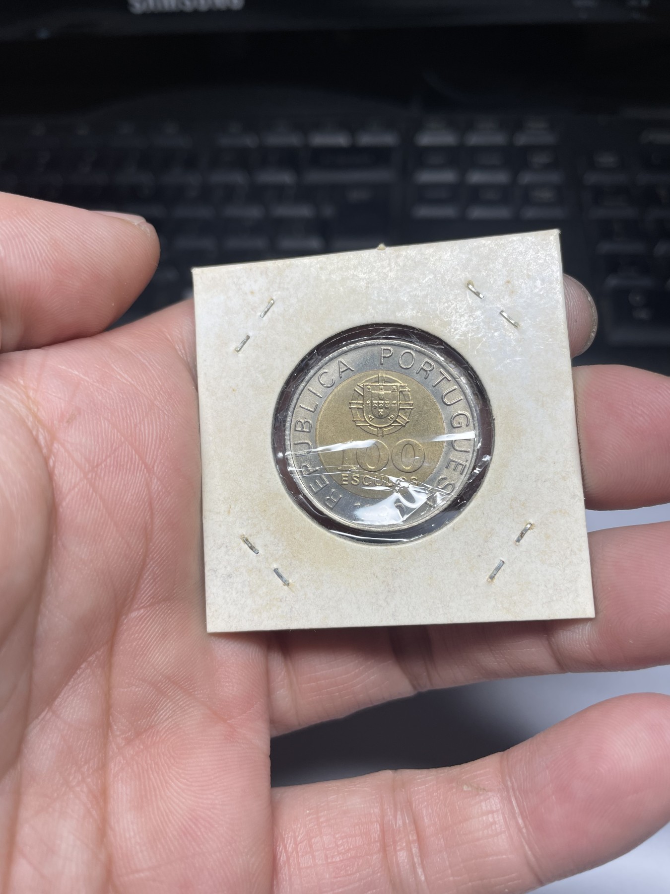 2024年集古藏今外币拍卖第三期-第3场—原光币、带光币专场（总第23拍） 1990年葡萄牙100埃斯库多