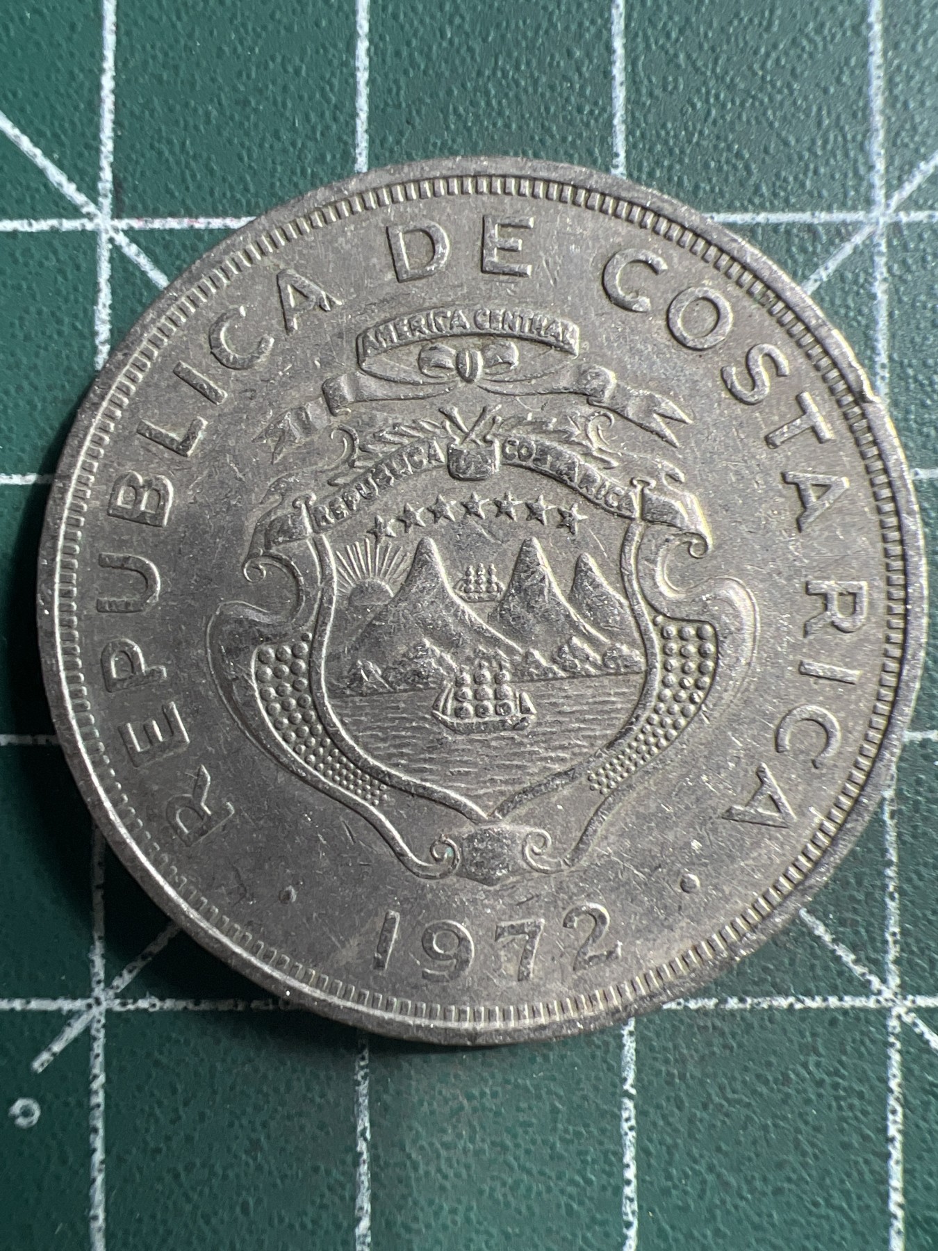 第562期 硬币专场 （无押金，捡漏，全场50包邮，偏远地区除外，接收代拍业务） 哥斯达黎加2克朗 1972年