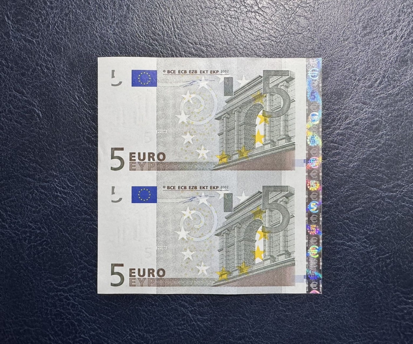 收藏联盟Quantum Auction 第334期拍卖  欧盟国家德国2002年5元两联体 品相UNC 稀少第一签