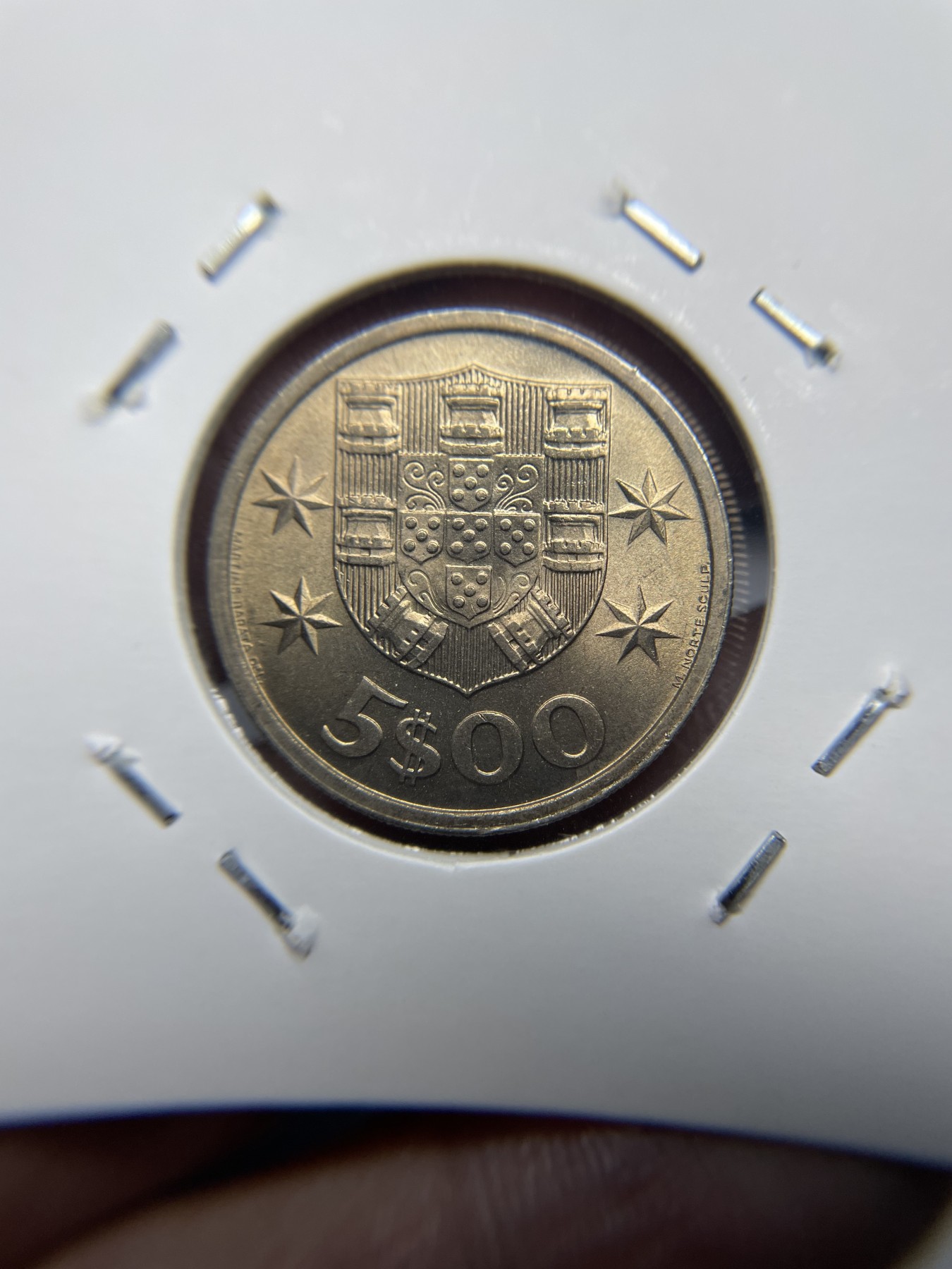 2024年集古藏今外币拍卖第三期-第3场—原光币、带光币专场（总第23拍） 1969年葡萄牙500埃斯库多