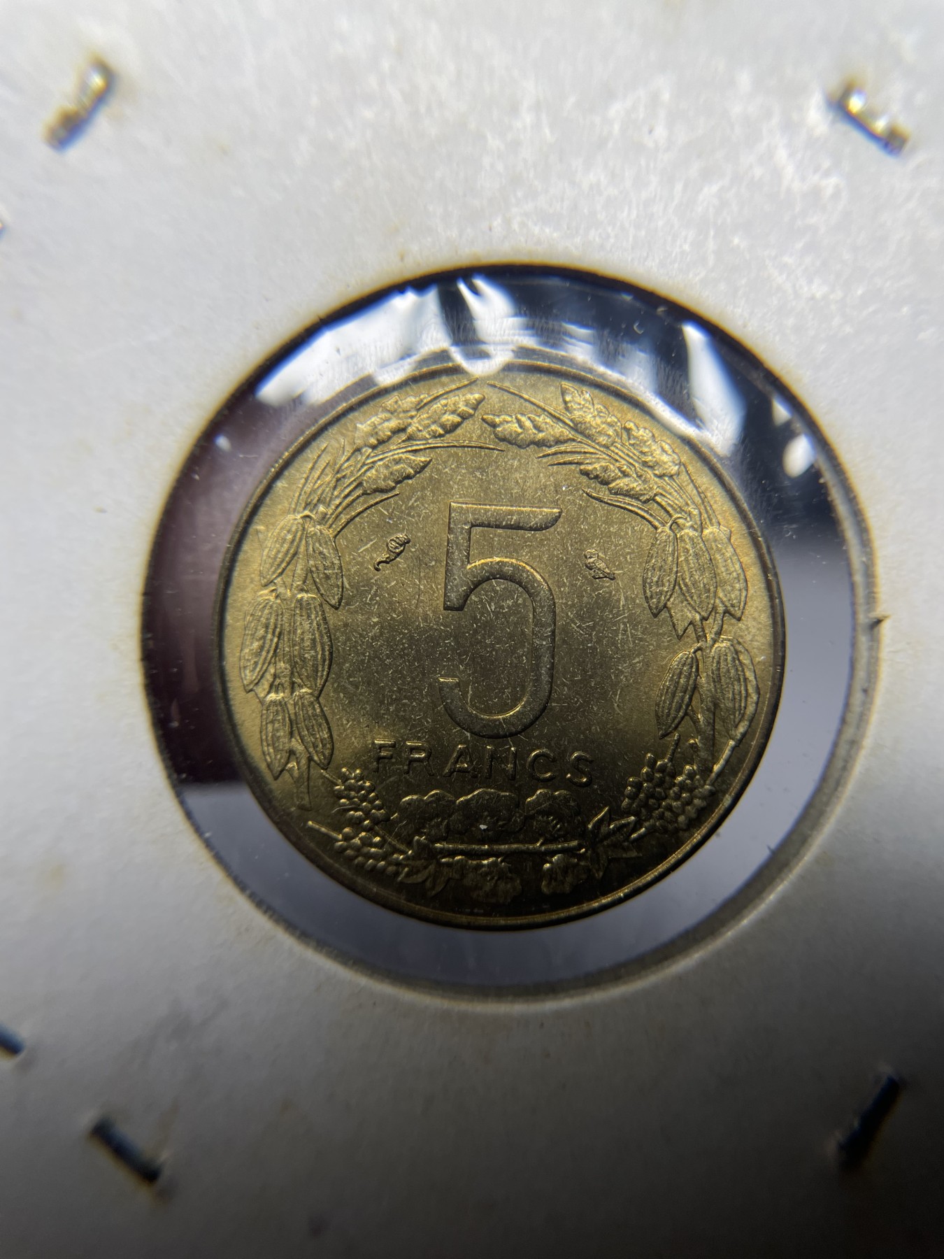 2024年集古藏今外币拍卖第三期-第3场—原光币、带光币专场（总第23拍） 1970年赤道非洲5法郎