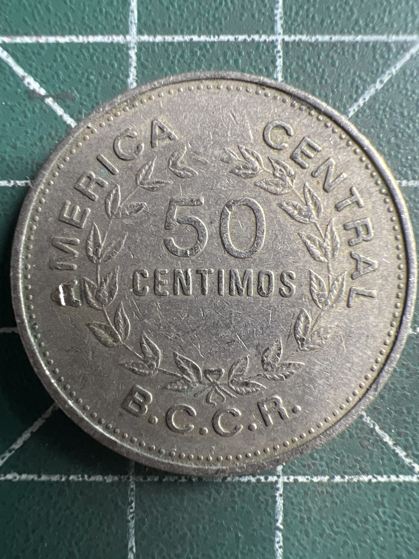 第579期 硬币专场 （无押金，捡漏，全场50包邮，偏远地区除外，接收代拍业务） 哥斯达黎加50分 1976年