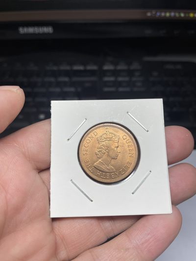 2024年集古藏今外币拍卖第三期-第3场—原光币、带光币专场（总第23拍） - 1965年东加勒比1分