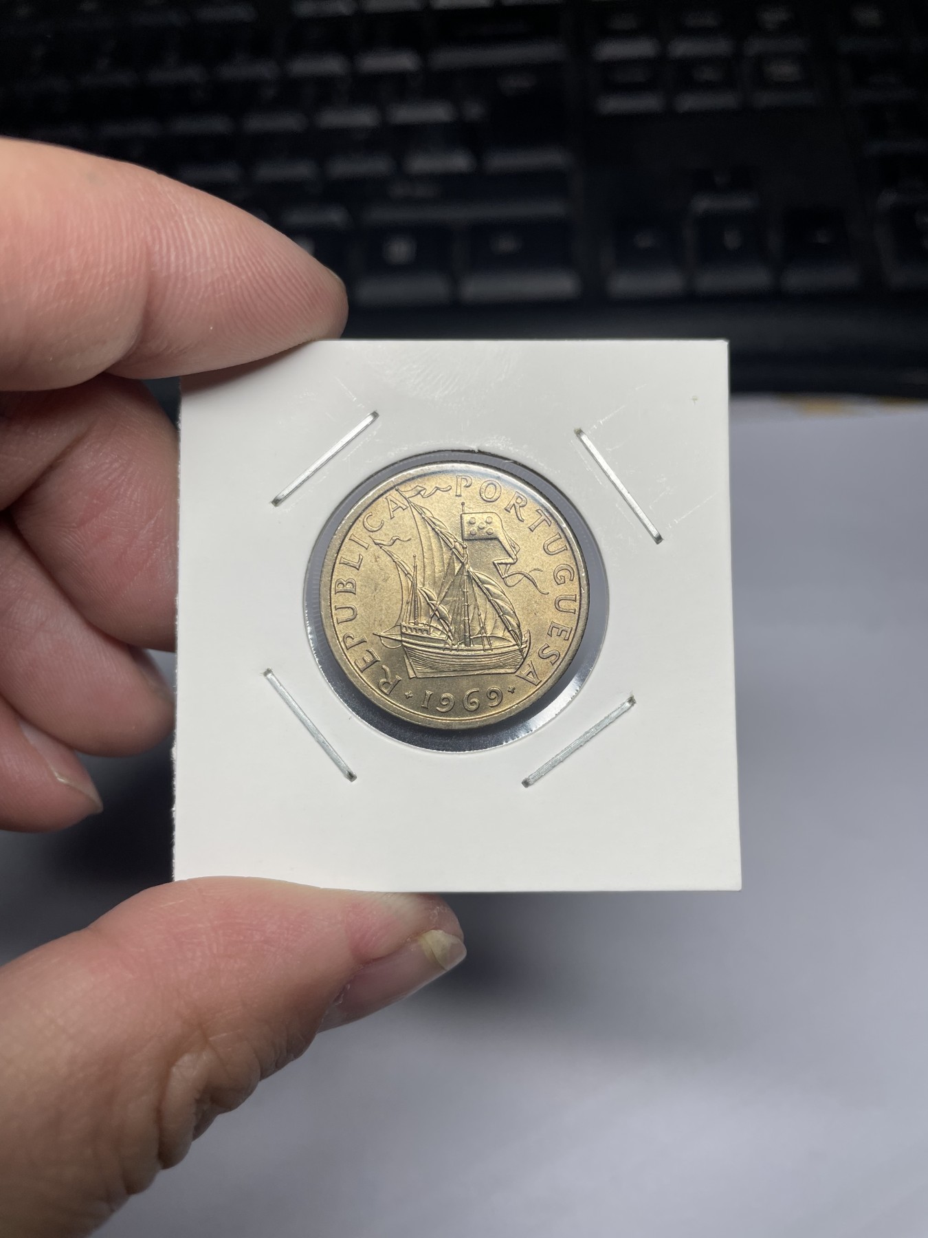 2024年集古藏今外币拍卖第三期-第3场—原光币、带光币专场（总第23拍） 1969年葡萄牙500埃斯库多