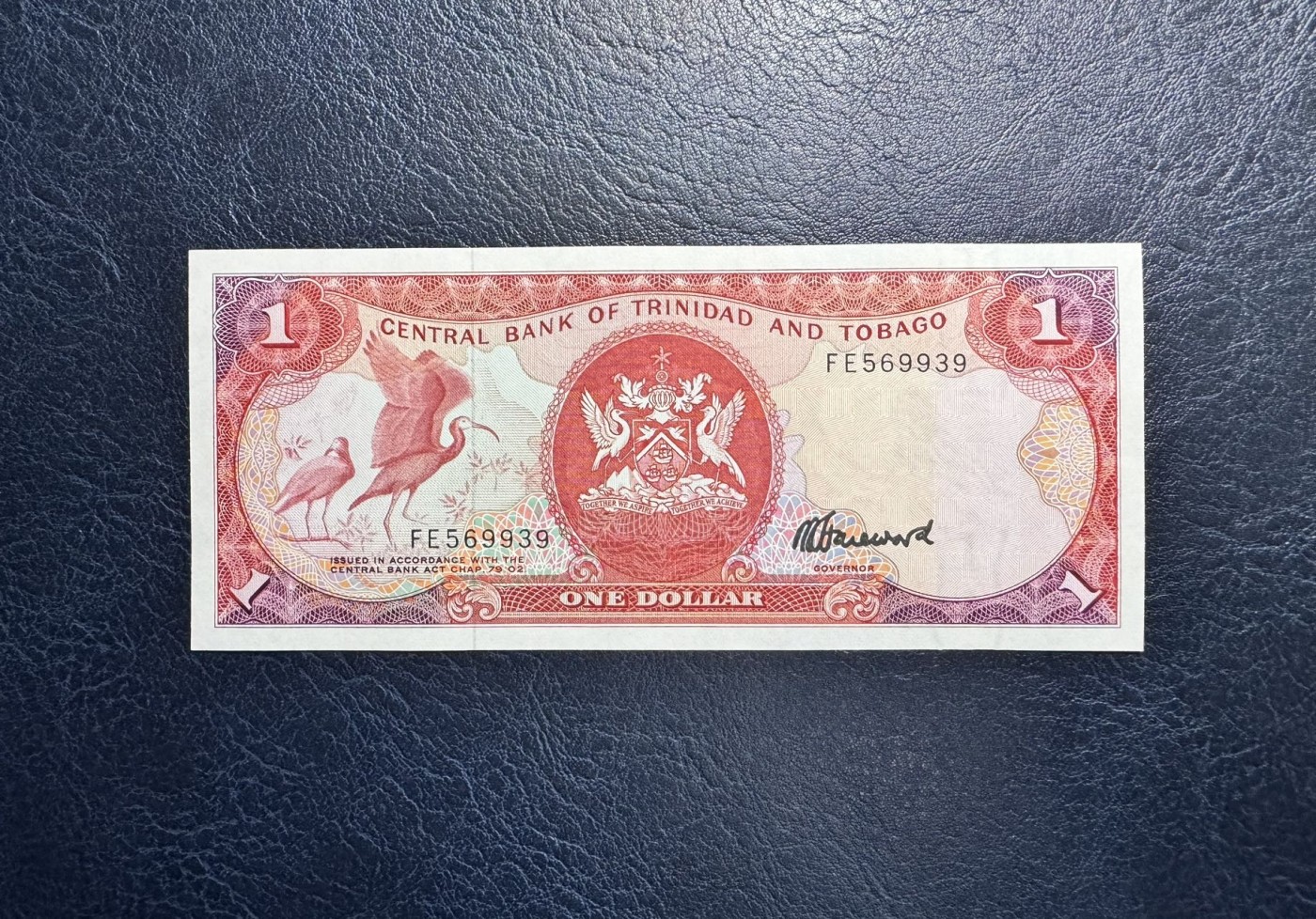 收藏联盟Quantum Auction 第334期拍卖  特立尼达和多巴哥1979年1元 品相UNC 少见第三签