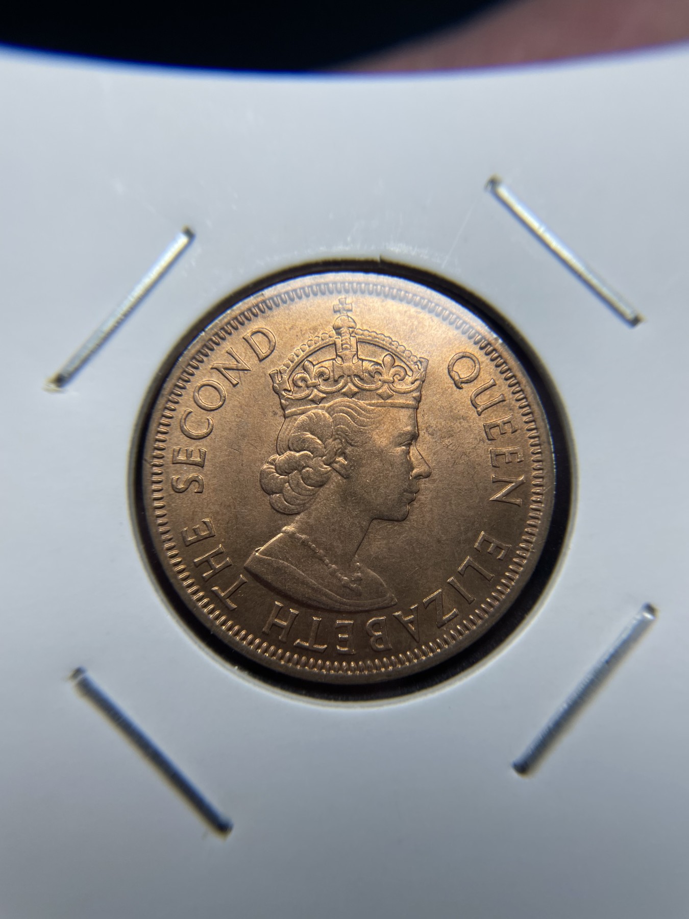 2024年集古藏今外币拍卖第三期-第3场—原光币、带光币专场（总第23拍） 1965年东加勒比1分