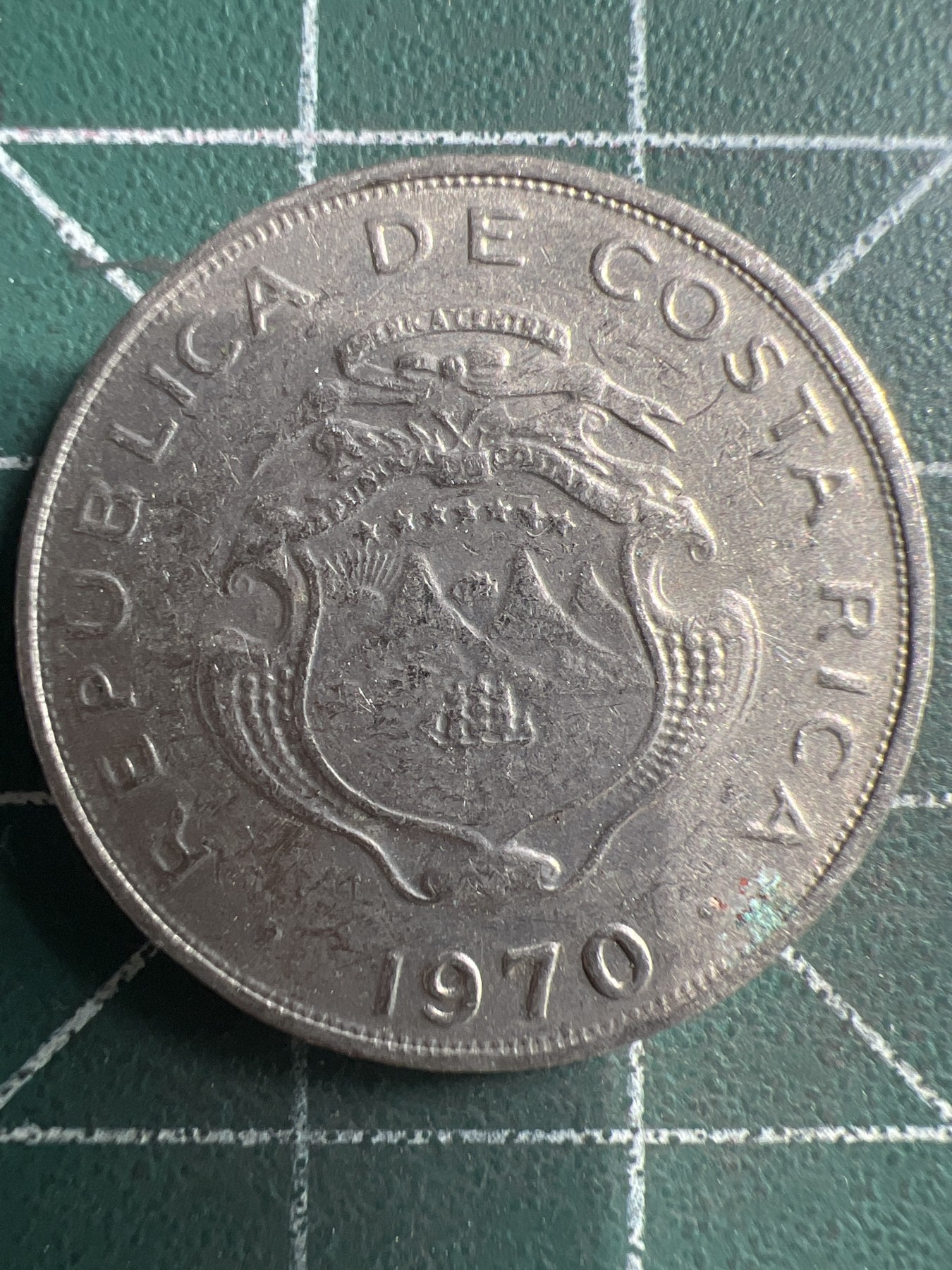第562期 硬币专场 （无押金，捡漏，全场50包邮，偏远地区除外，接收代拍业务） 哥斯达黎加50分 1970年