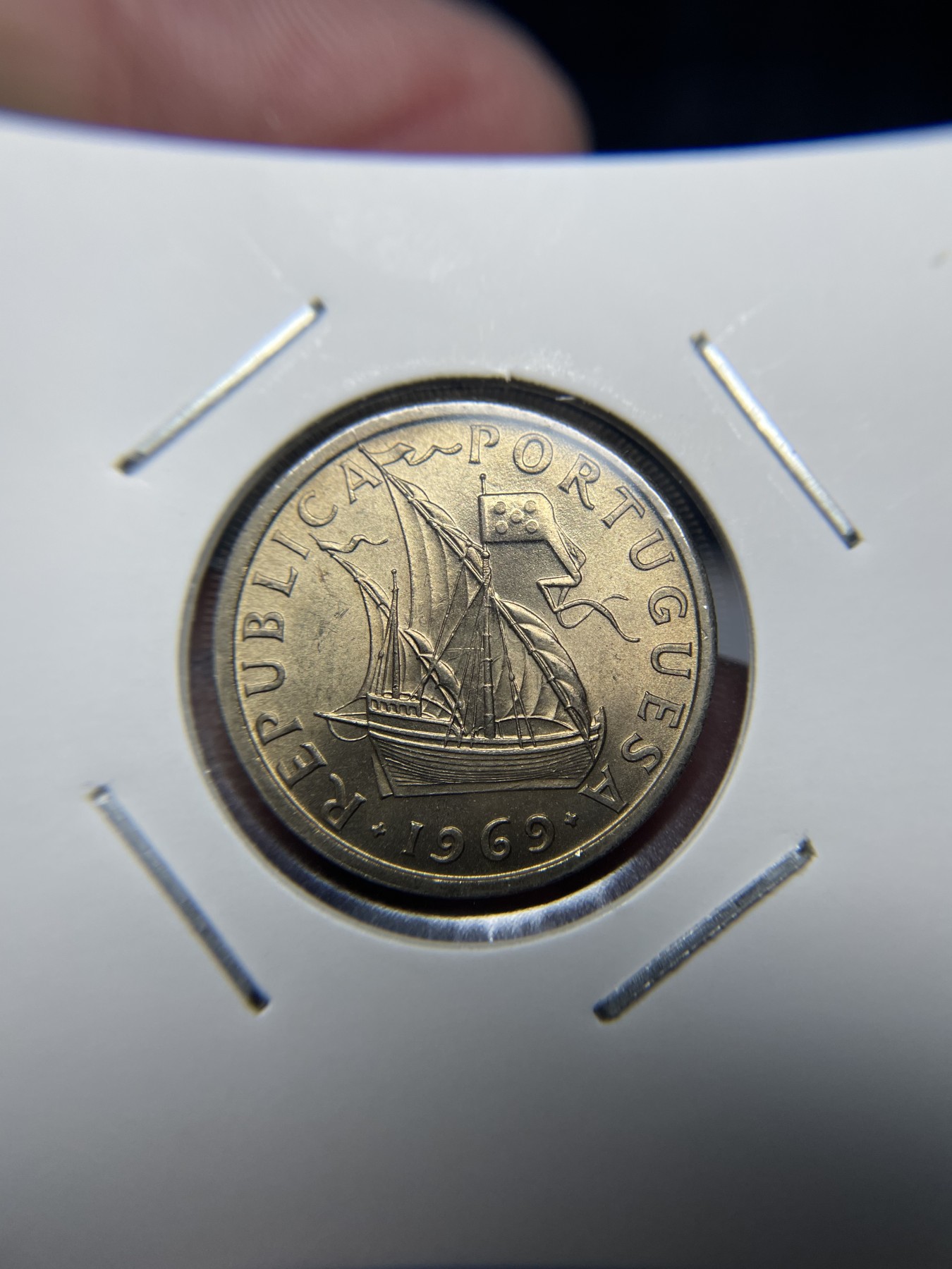 2024年集古藏今外币拍卖第三期-第3场—原光币、带光币专场（总第23拍） 1969年葡萄牙500埃斯库多