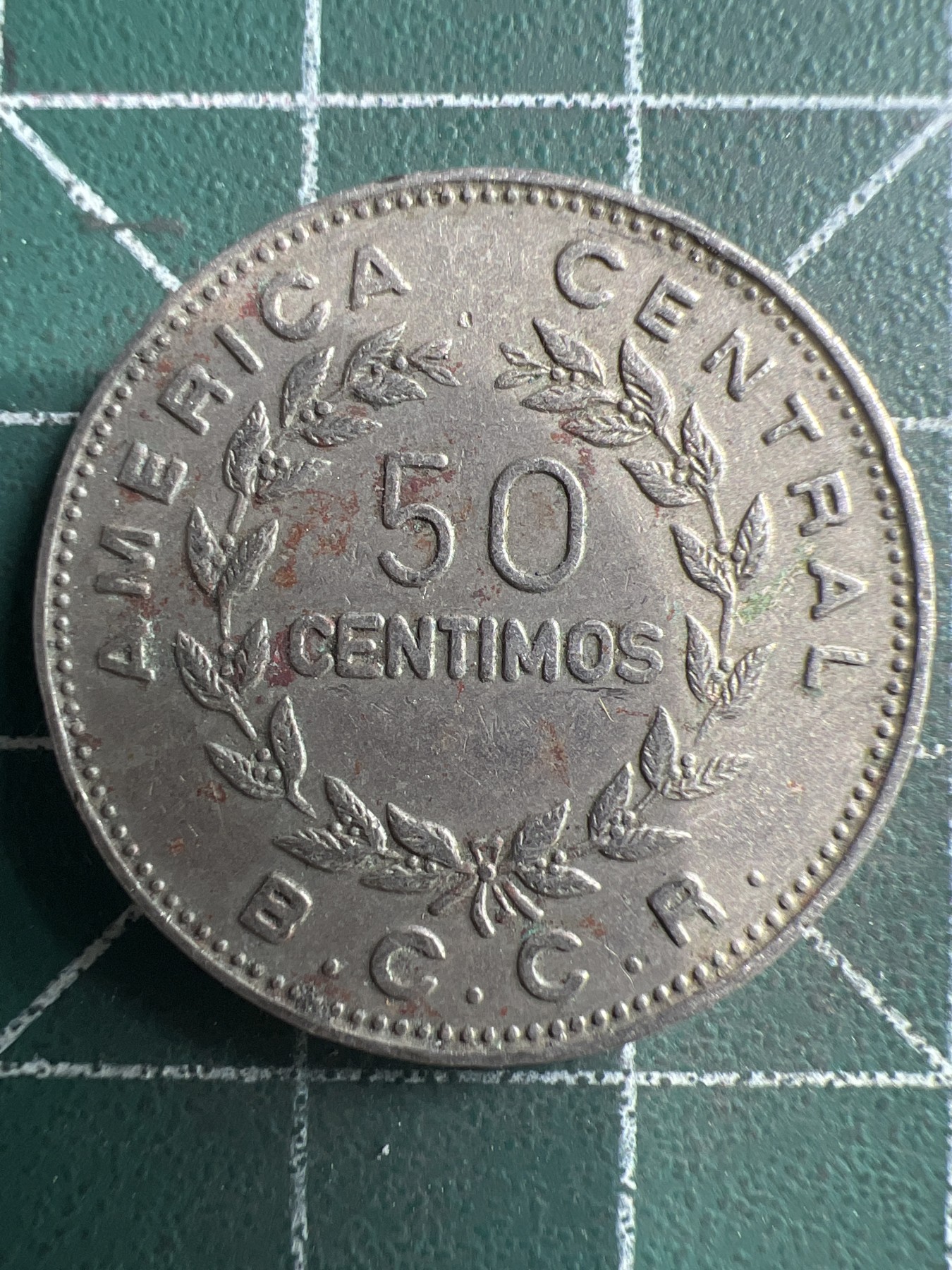 第579期 硬币专场 （无押金，捡漏，全场50包邮，偏远地区除外，接收代拍业务） 哥斯达黎加50分 1972年