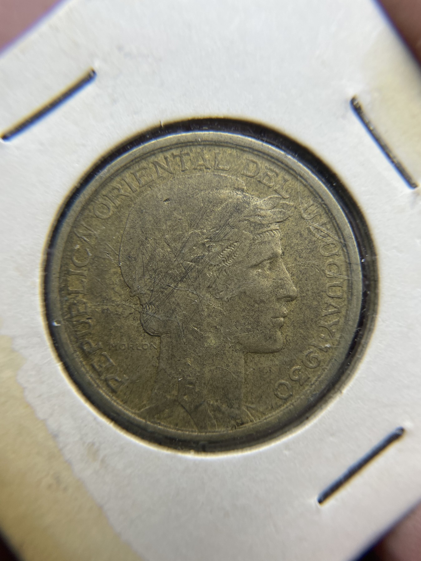 2024年集古藏今外币拍卖第三期-第4场—（总第24拍） 1930年乌拉圭10分