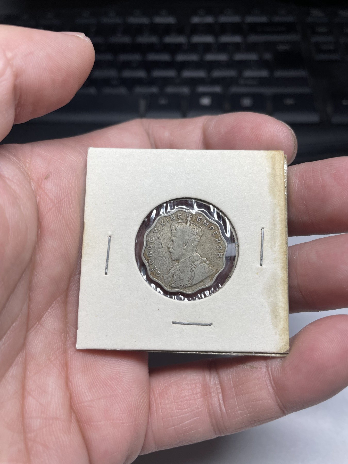 2024年集古藏今外币拍卖第三期-第4场—（总第24拍） 1919年英属印度1安娜