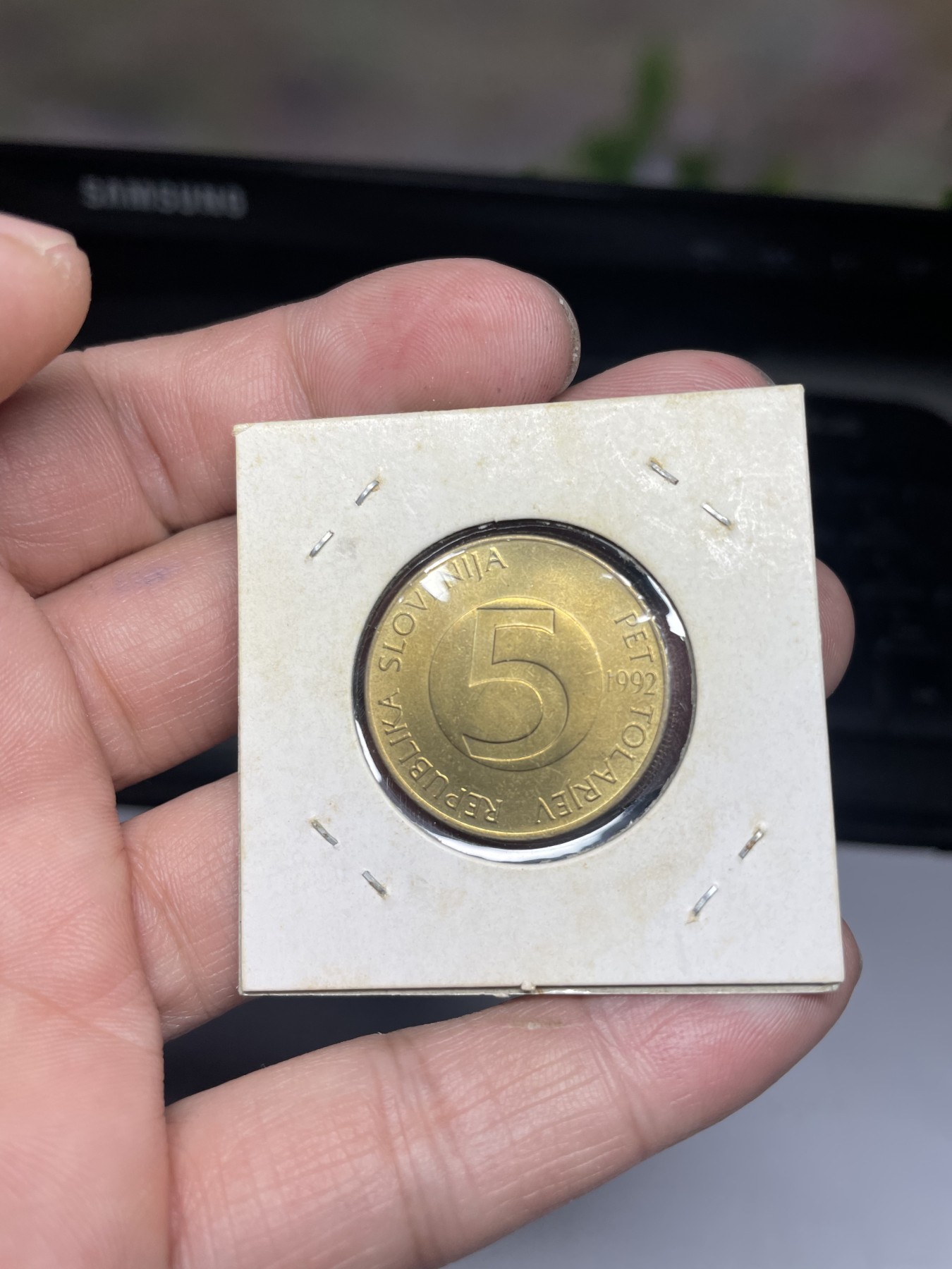 2024年集古藏今外币拍卖第三期-第3场—原光币、带光币专场（总第23拍） 1992年斯洛文尼亚5托拉