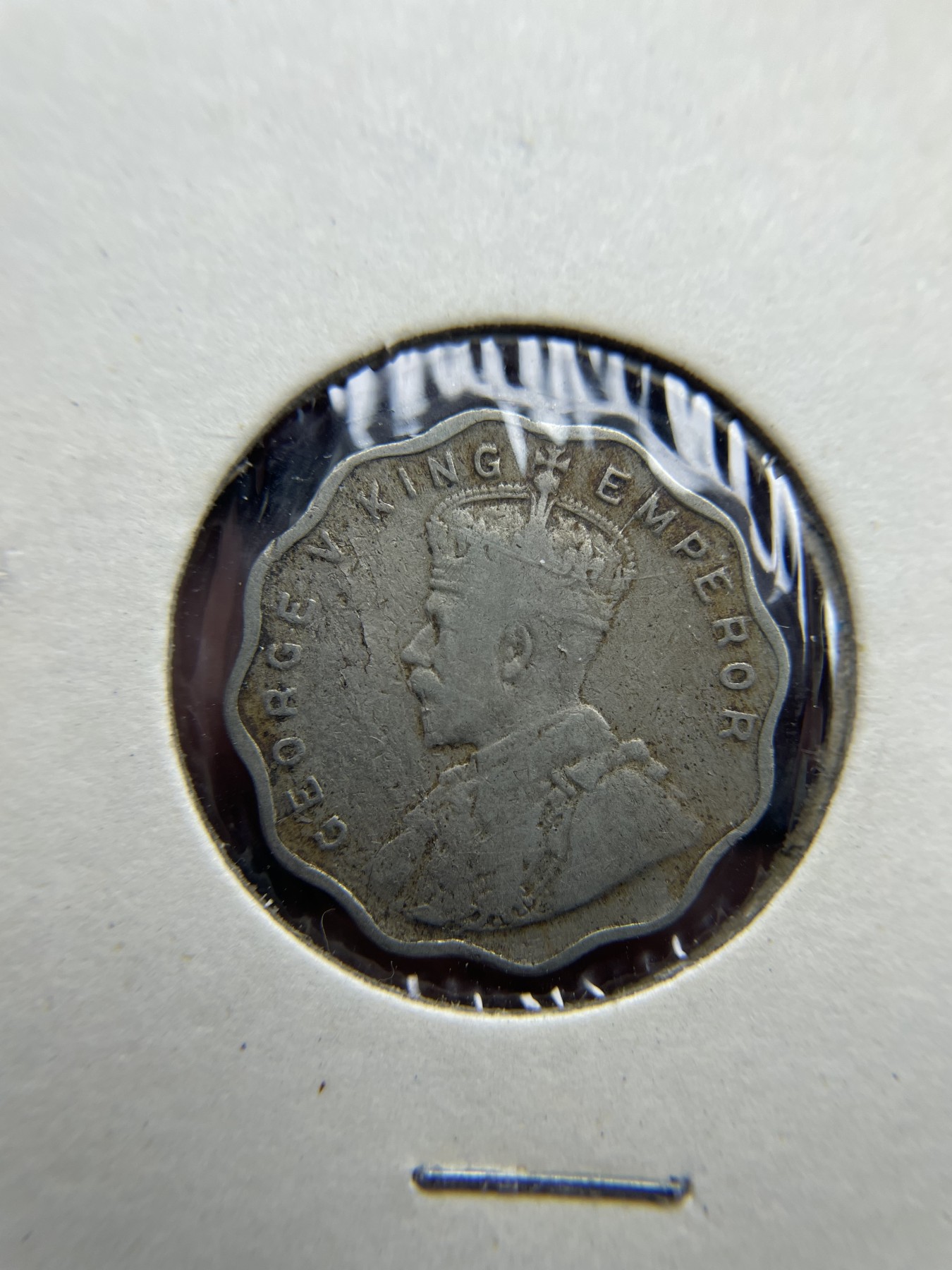 2024年集古藏今外币拍卖第三期-第4场—（总第24拍） 1919年英属印度1安娜