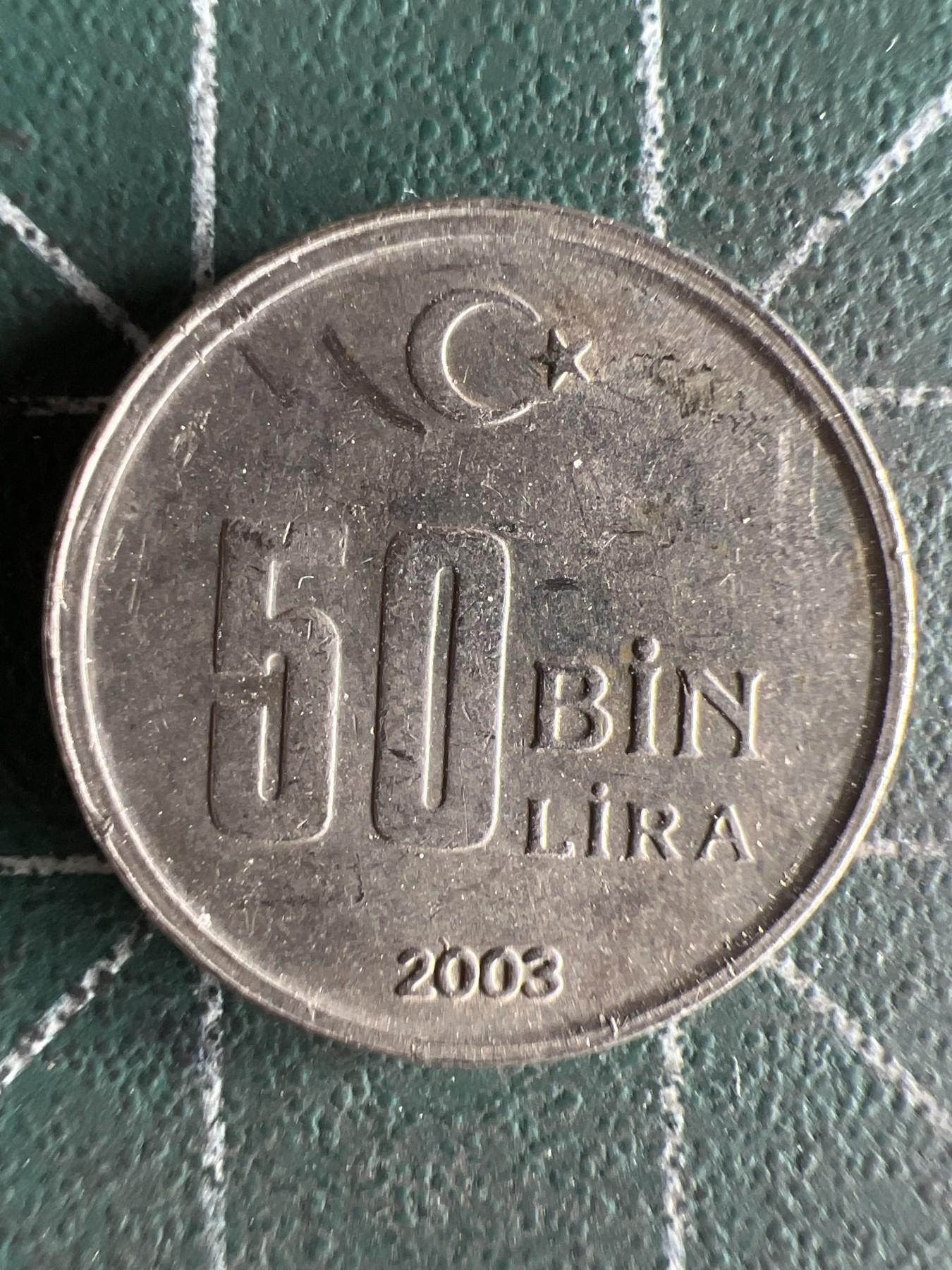 第562期 硬币专场 （无押金，捡漏，全场50包邮，偏远地区除外，接收代拍业务） 土耳其50Bin里拉
