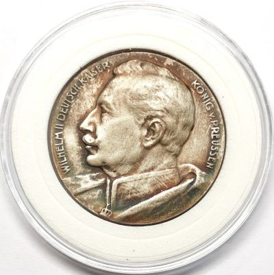 凡希社世界钱币微拍第二百六十五期 - 1913德国威廉二世纪念银章AU