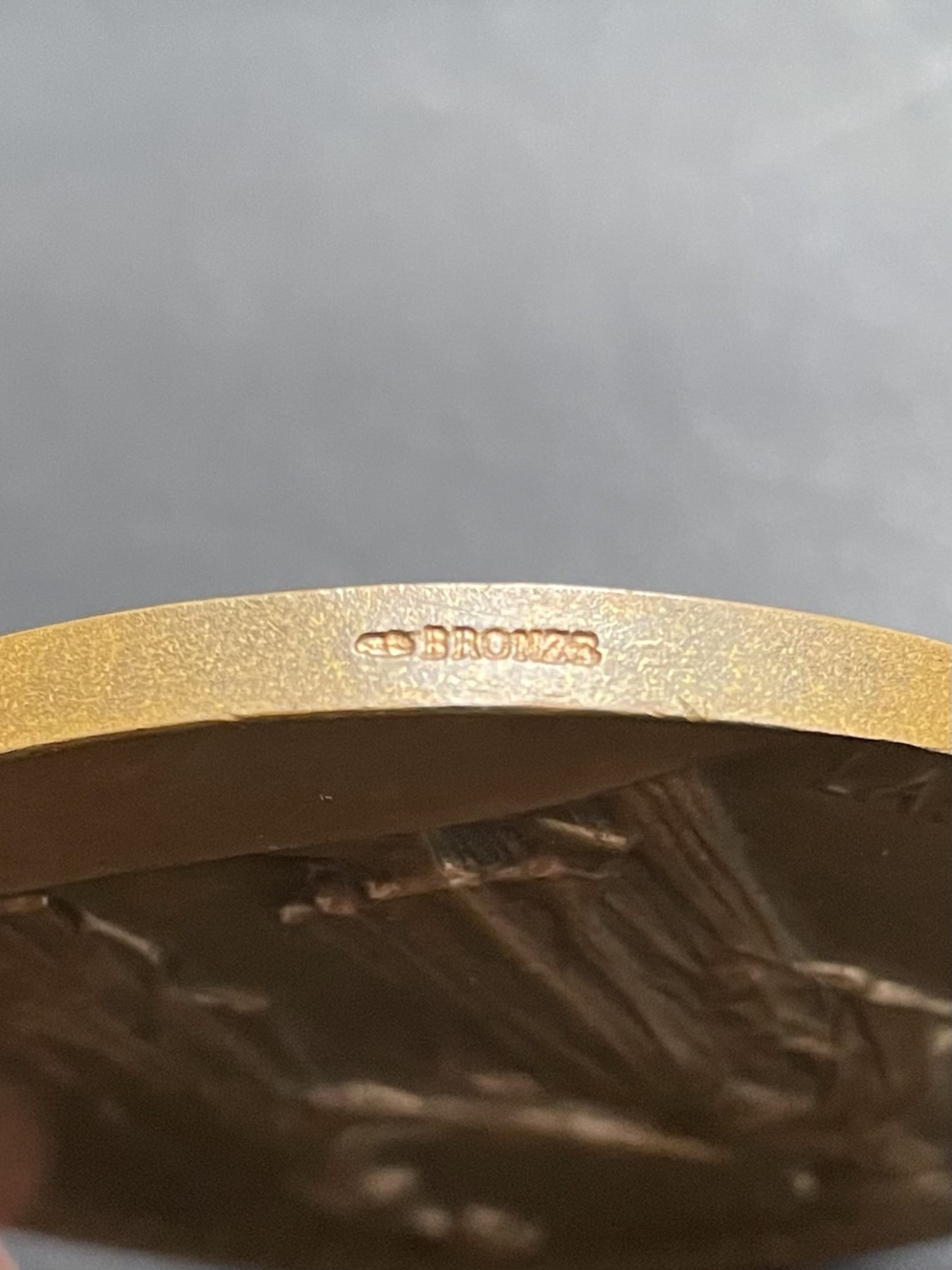 「木头集藏」章牌专场-第39期 O.Roty～法国公共援助大铜章 直径：68mm，138 g 边铭：丰饶角 BRONZE