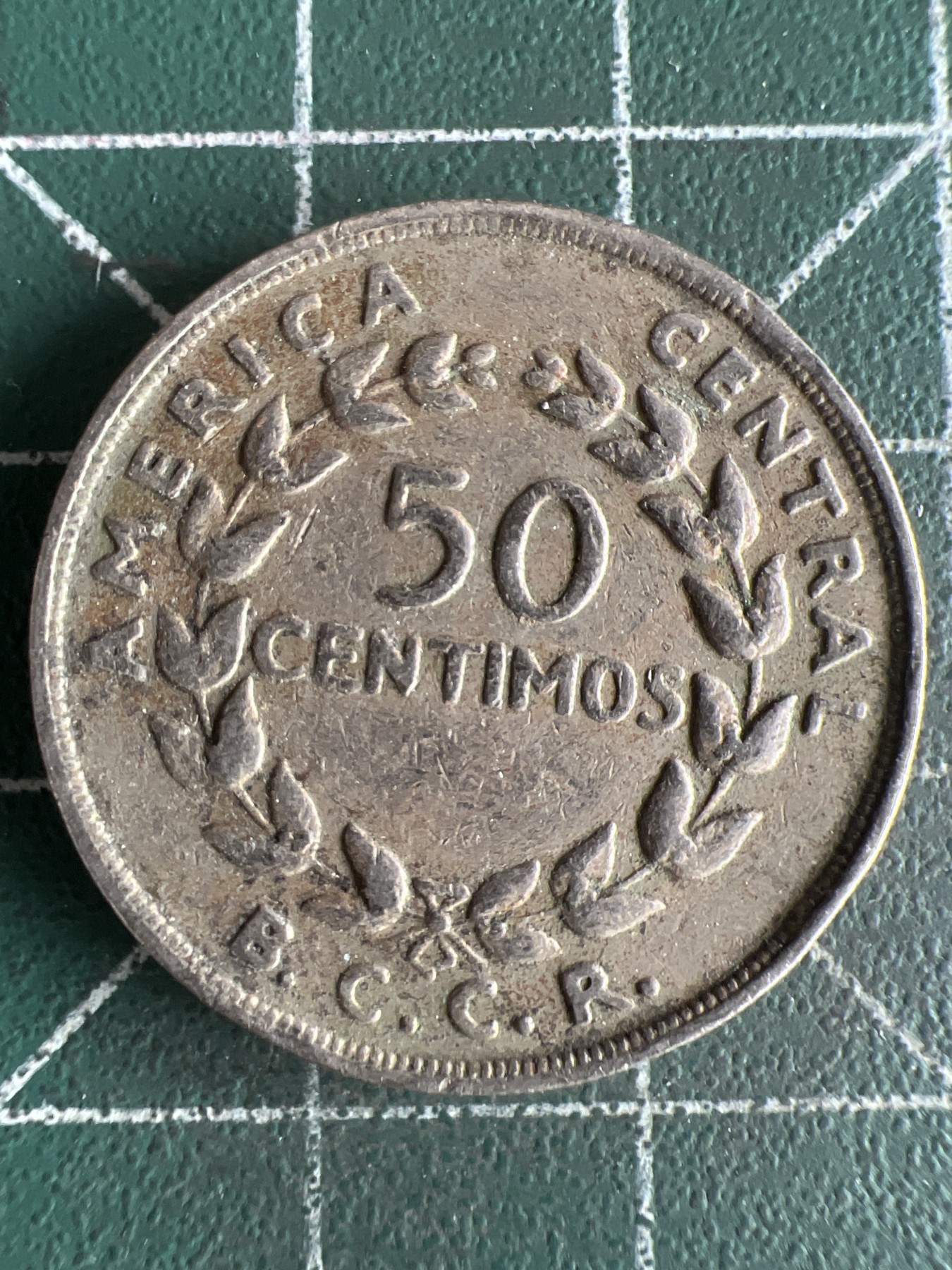 第565期 硬币专场 （无押金，捡漏，全场50包邮，偏远地区除外，接收代拍业务） 哥斯达黎加50分  1968年