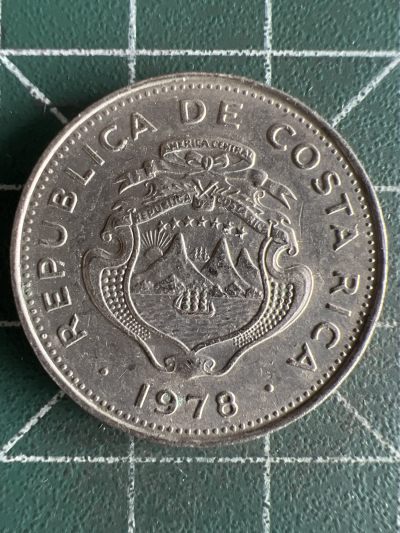 第565期 硬币专场 （无押金，捡漏，全场50包邮，偏远地区除外，接收代拍业务） - 哥斯达黎加50分  1978年