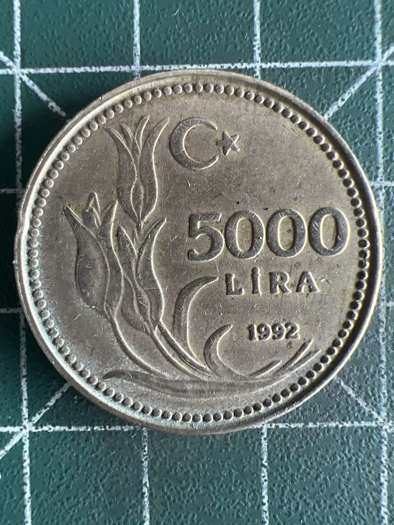 第579期 硬币专场 （无押金，捡漏，全场50包邮，偏远地区除外，接收代拍业务） 土耳其5000里拉