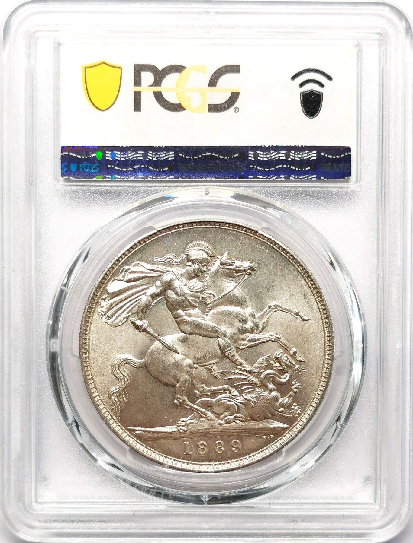 凡希社世界钱币微拍第二百六十五期 1889英国老维高冠马剑PCGS-MS61