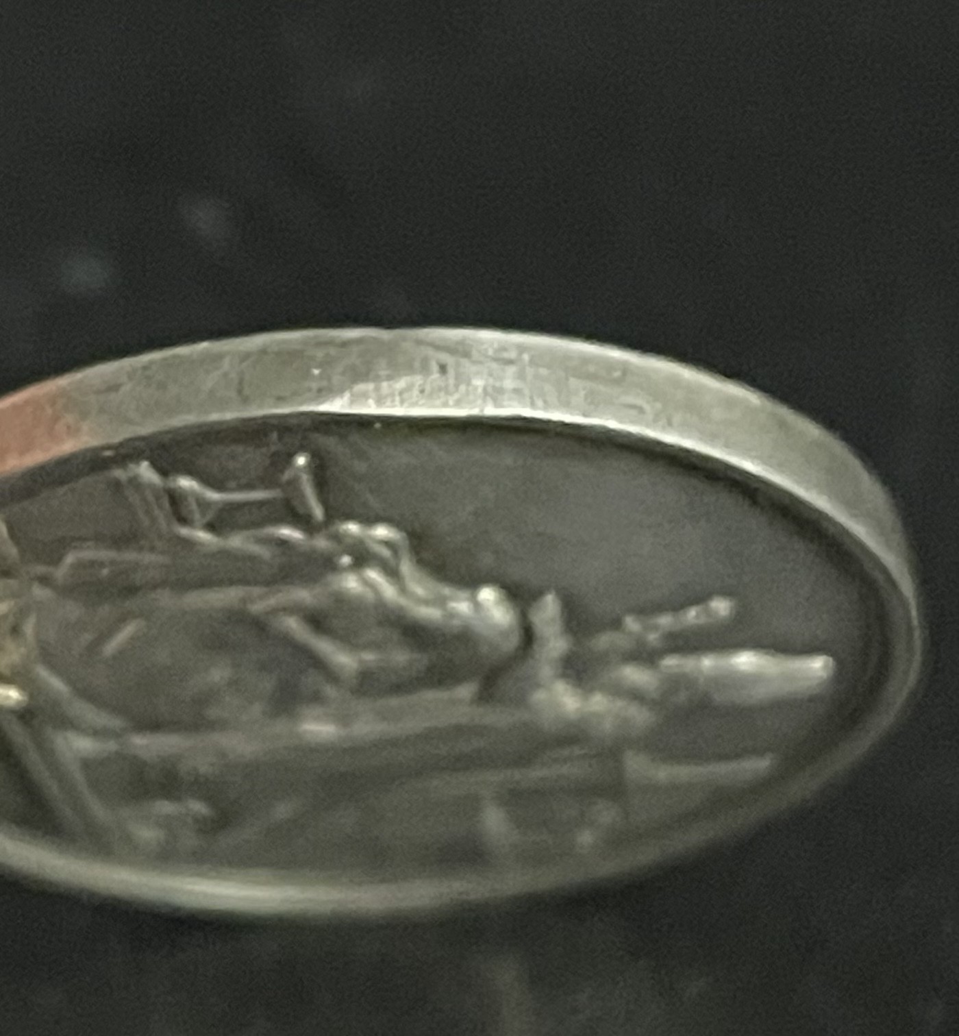 「木头集藏」章牌专场-第39期 法国婚礼银章  直径：27.5mm，9.7g，边铭：蜜蜂 ARGENT