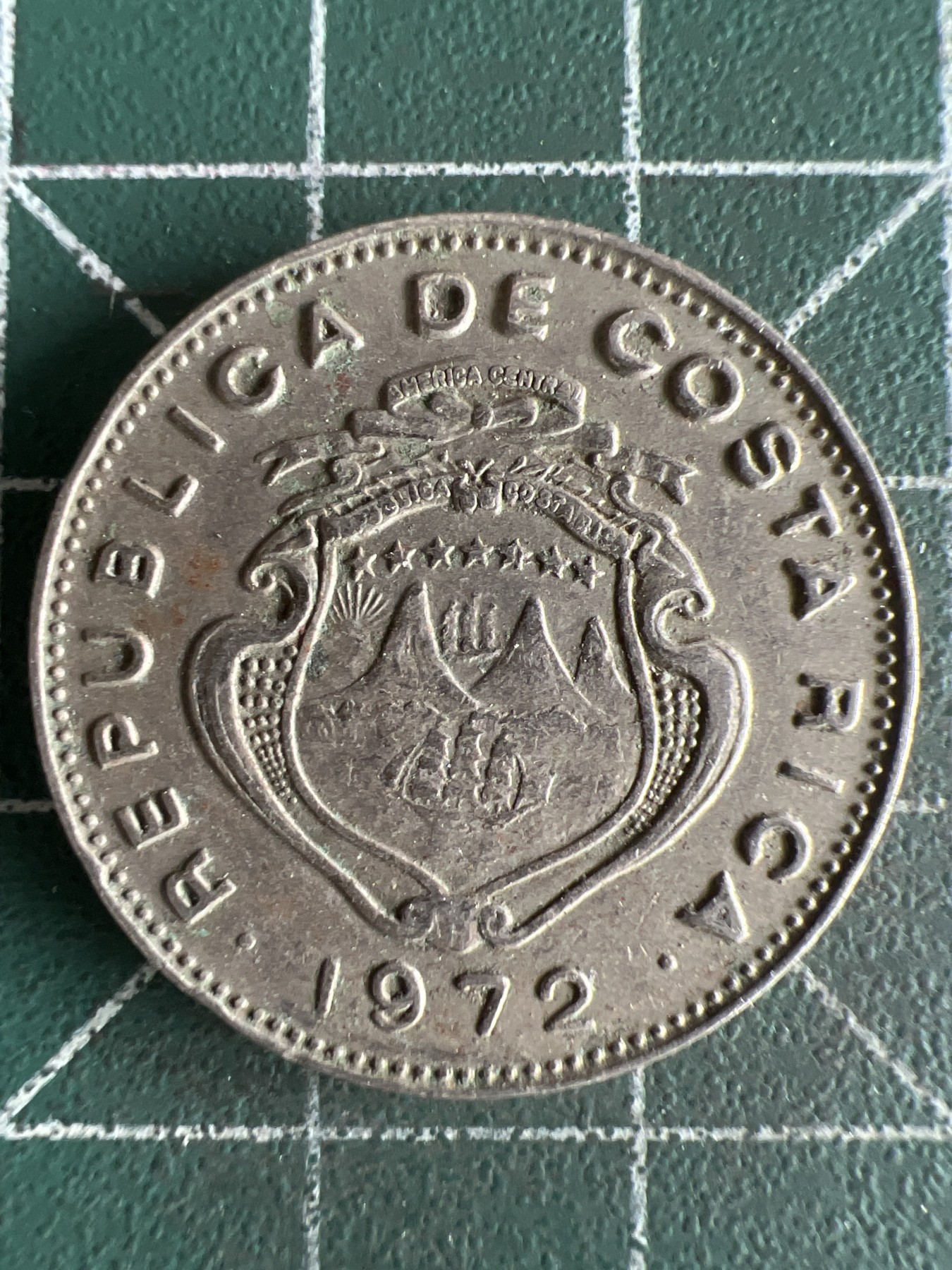 第565期 硬币专场 （无押金，捡漏，全场50包邮，偏远地区除外，接收代拍业务） 哥斯达黎加50分  1972年