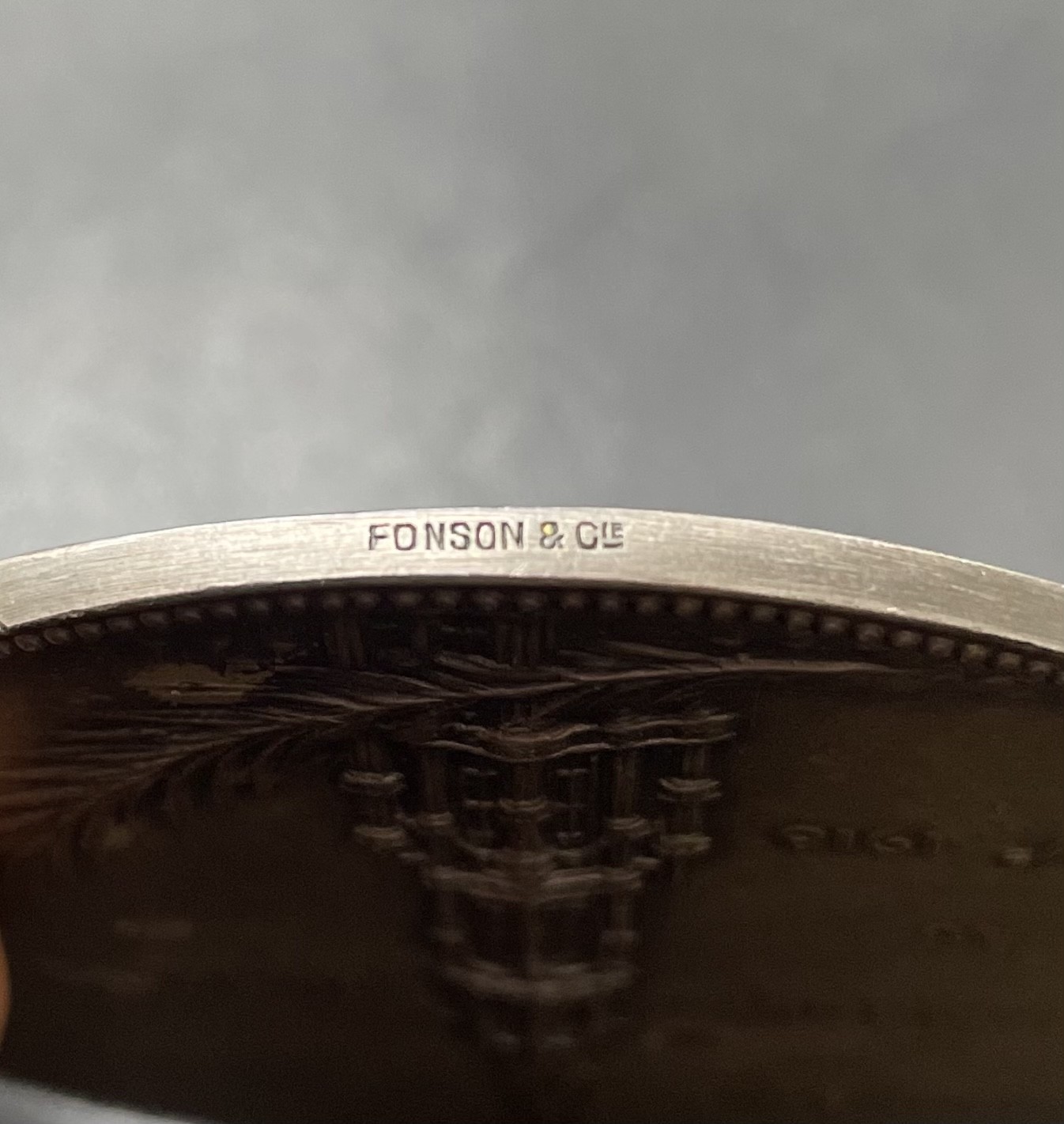 「木头集藏」章牌专场-第39期 Ch. Samuel～1917埃米尔·雅克曼纪念镀银大铜章  直径：65 mm