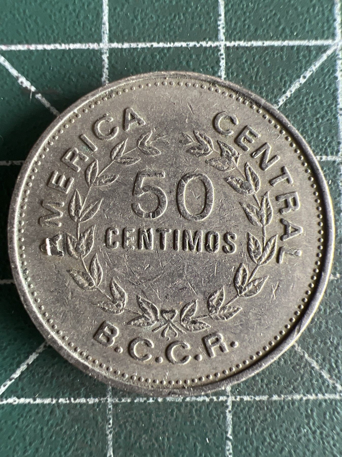 第585期 硬币专场 （无押金，捡漏，全场50包邮，偏远地区除外，接收代拍业务） 哥斯达黎加50分  1976年