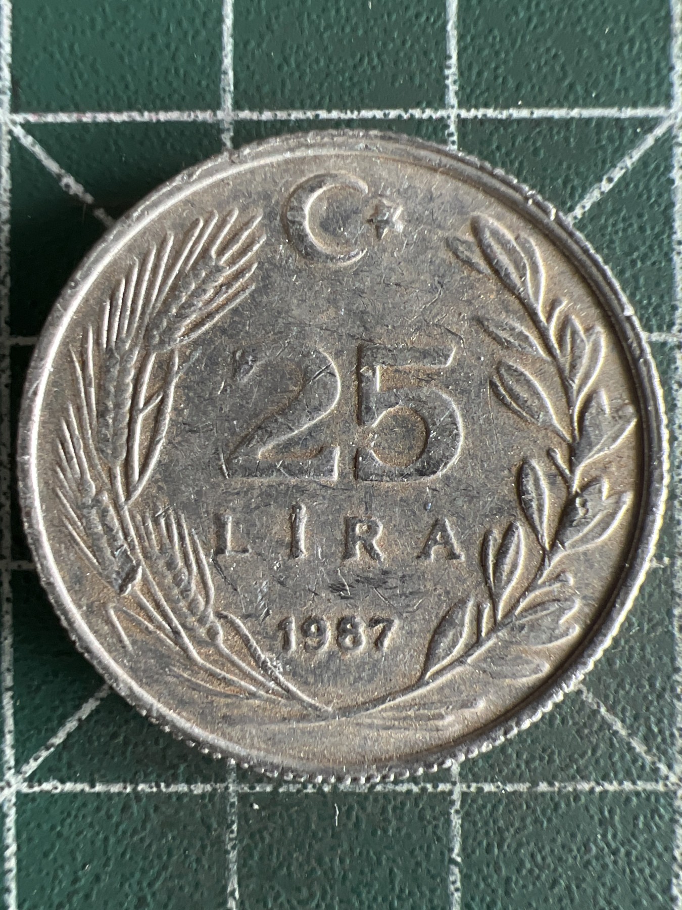 第585期 硬币专场 （无押金，捡漏，全场50包邮，偏远地区除外，接收代拍业务） 土耳其25里拉