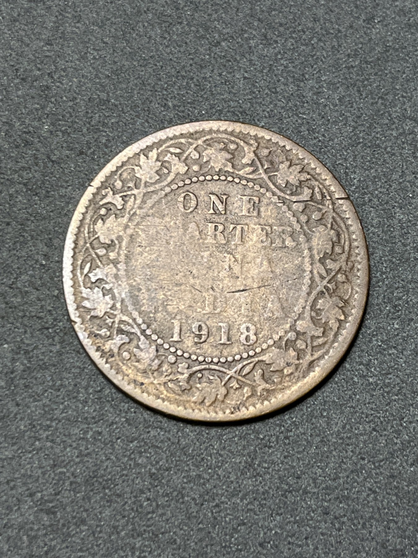 神仙姐姐散币好品专场第二十六期（无佣金满邮自动发出 1918年 英属印度1/4安娜