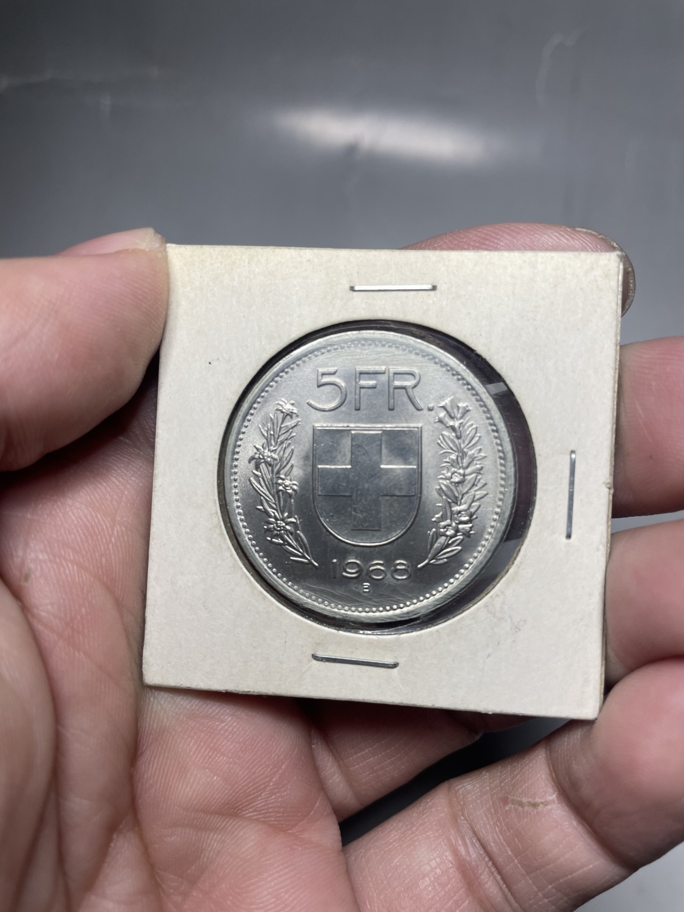 2024年集古藏今外币拍卖第三期-第5场—（总第25拍） 1968年5瑞士法郎