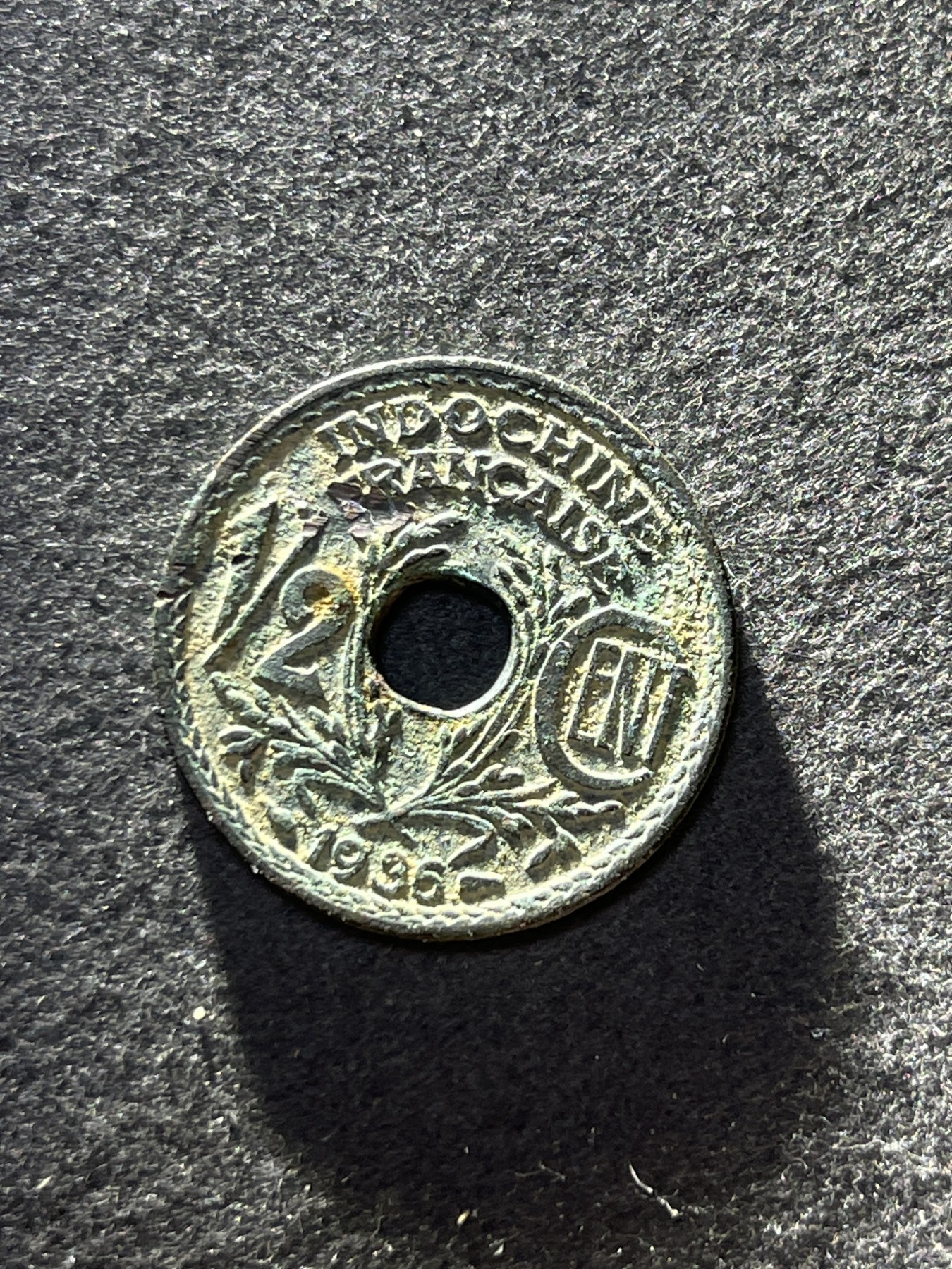 神仙姐姐散币好品专场第二十六期（无佣金满邮自动发出 1936年 法属印度1/2分