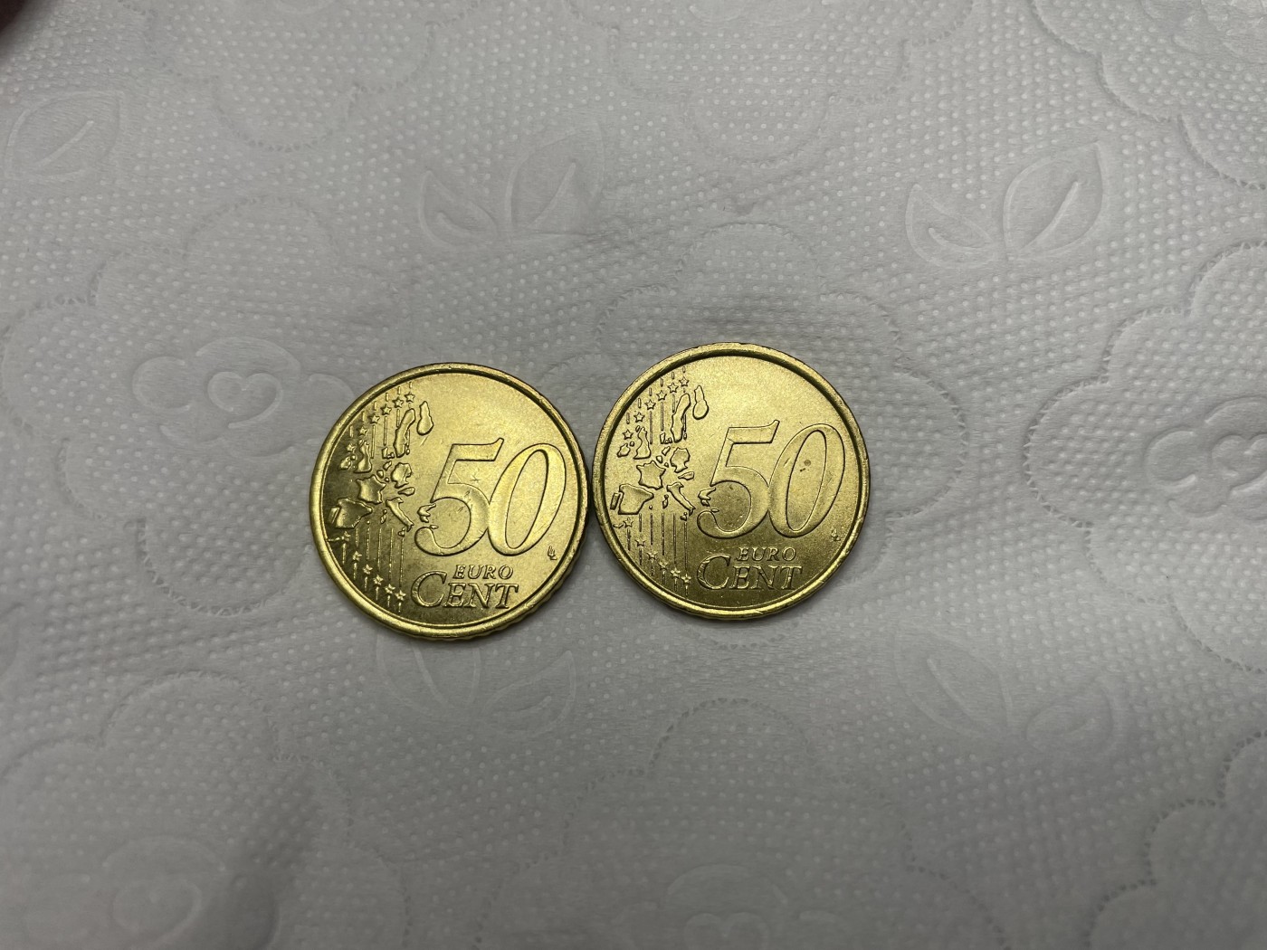 2024年集古藏今外币拍卖第三期-第5场—（总第25拍） 2002年50欧分2枚