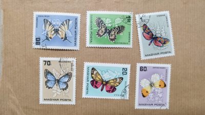 一月邮币社第二十二期拍卖国际邮票专场 - 匈牙利蝴蝶信销一套