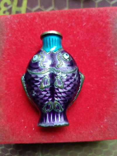 钱币，古钱币，古董杂项 法郎彩鼻烟壶