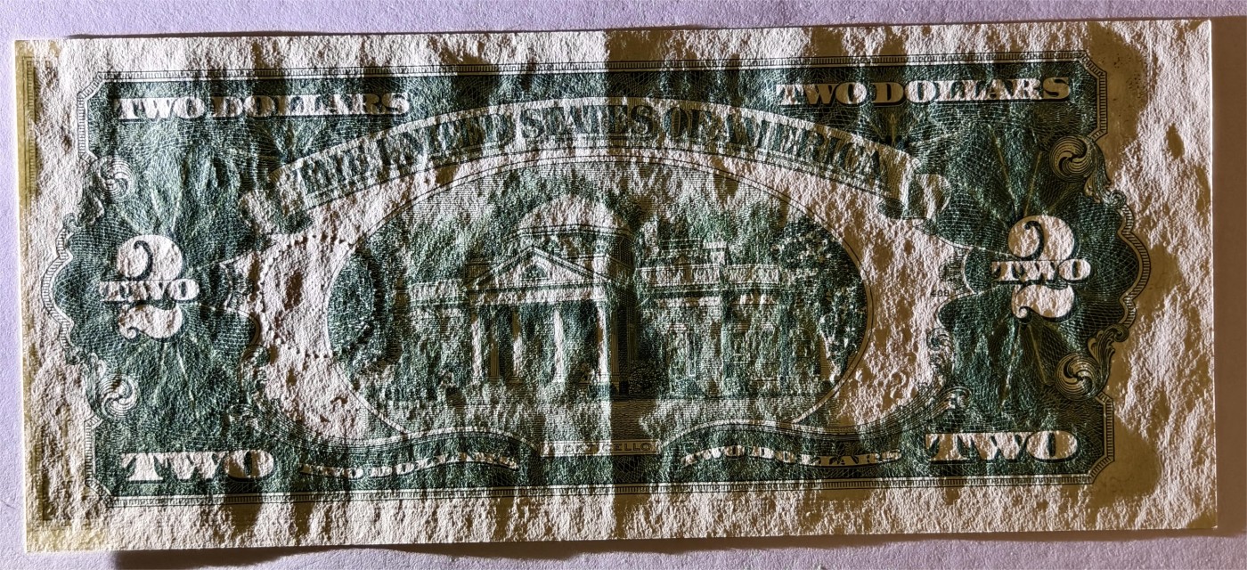 紫瑗钱币——第335期拍卖——纸币场 美国 1953年 C序列 托马斯·杰斐逊 2美元 红印 政府券 AU