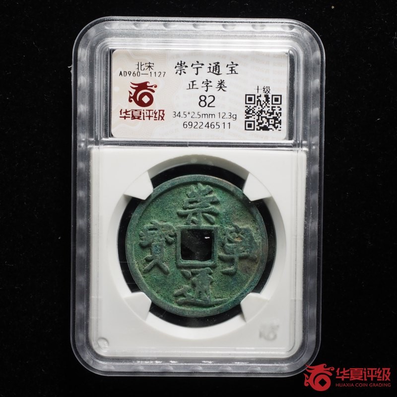 铜币铜钱铁钱专场 崇宁通宝正字类