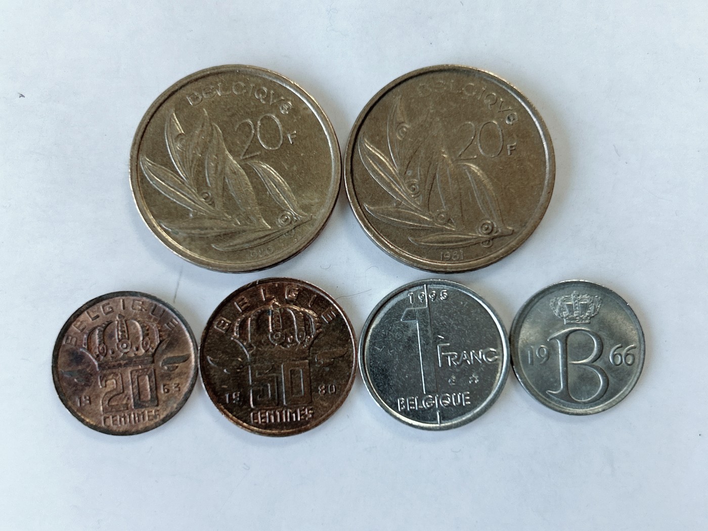 第一海外回流一元起拍收藏 散币专场 第75期 比利时🇧🇪