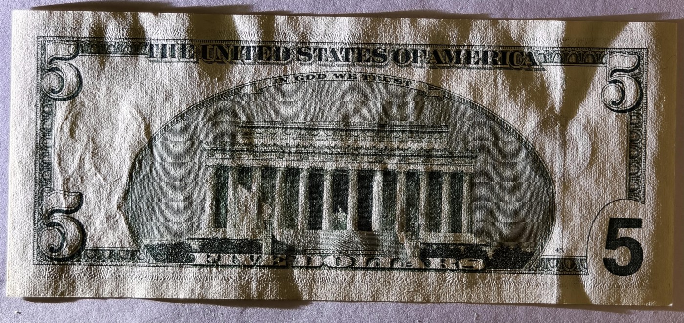 紫瑗钱币——第335期拍卖——纸币场 美国 2003年 B版 A序列 亚伯拉罕·林肯 5美元 大头版 UNC
