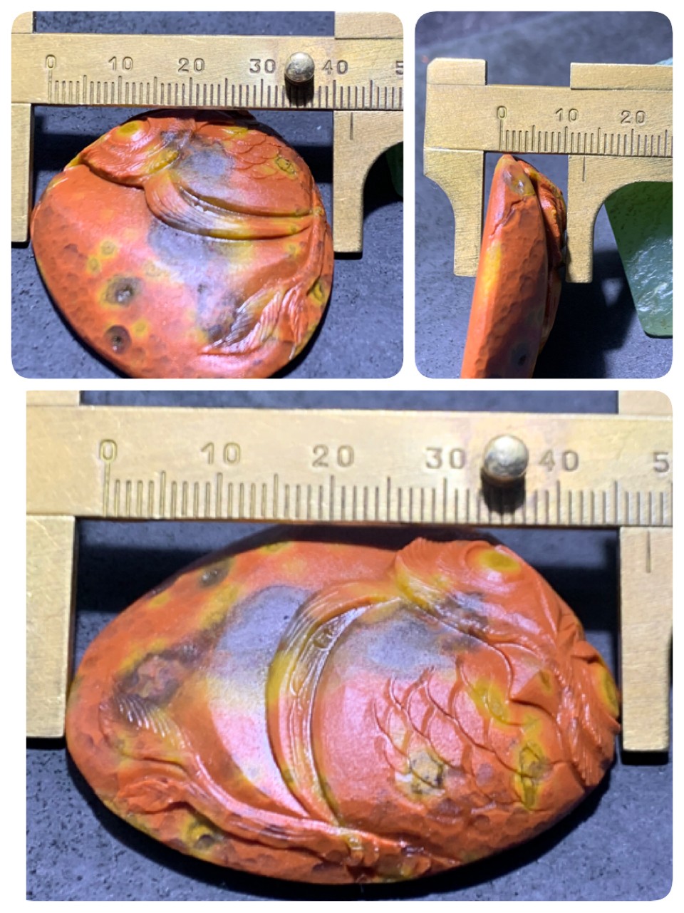 精美亚光冰飘心战国红玛瑙手工俏色巧雕刻猫头鹰吊坠（把件）一个！