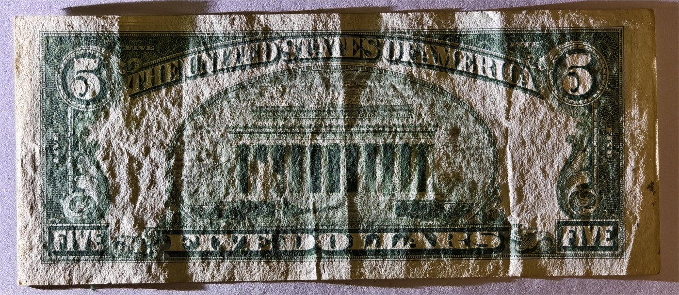 紫瑗钱币——第335期拍卖——纸币场 美国 1953年 无序列 亚伯拉罕·林肯 5美元 蓝印 银元券 流通品