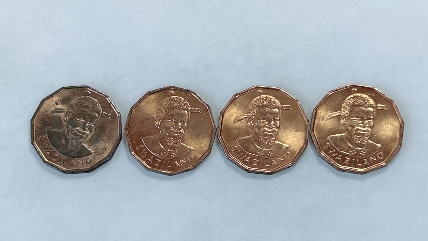 第一海外回流一元起拍收藏 散币专场 第75期 斯威士兰70年代1分 4枚