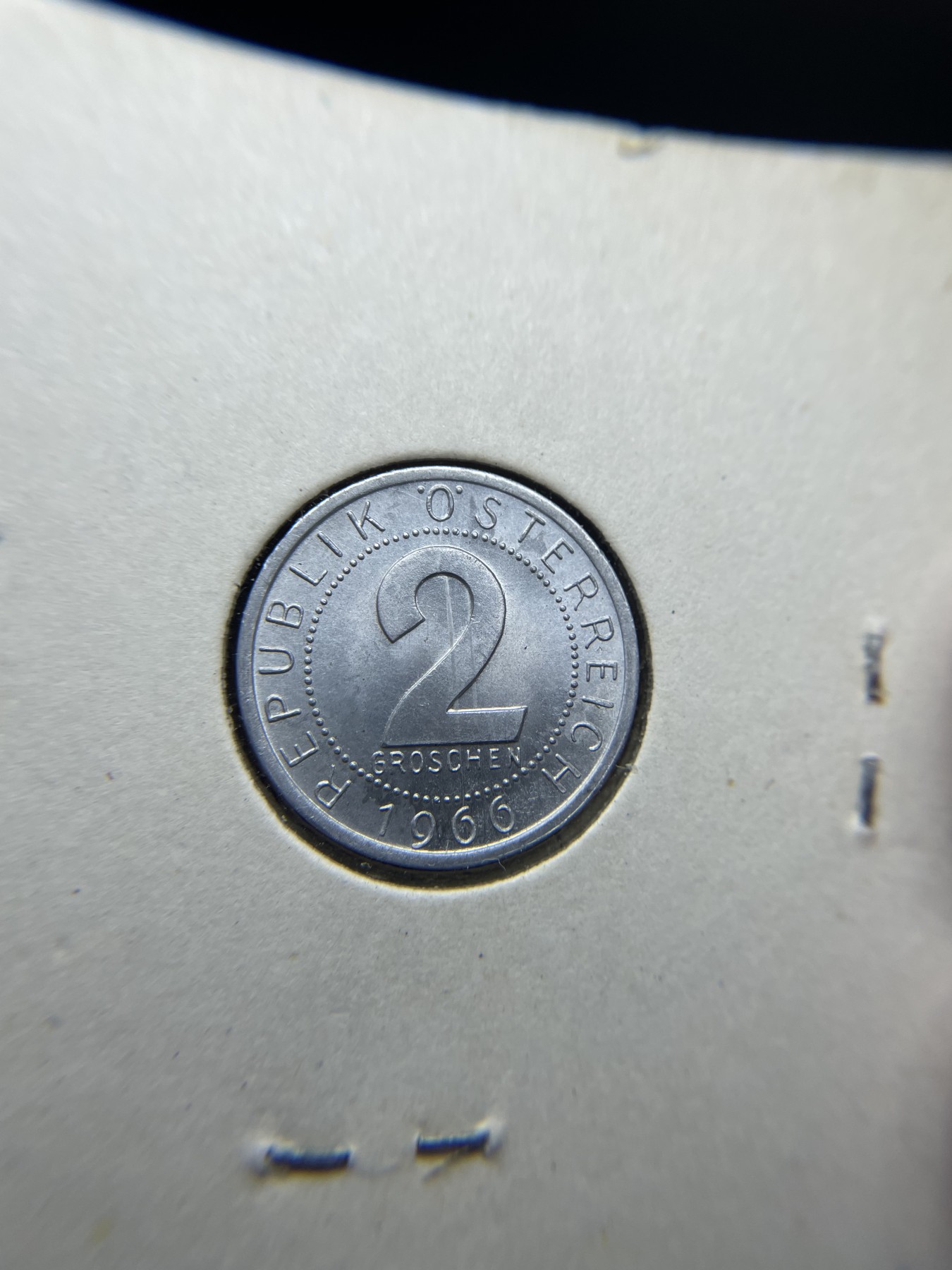 2024年集古藏今外币拍卖第三期-第6场—（总第26拍） 原光1966年奥地利2格罗申